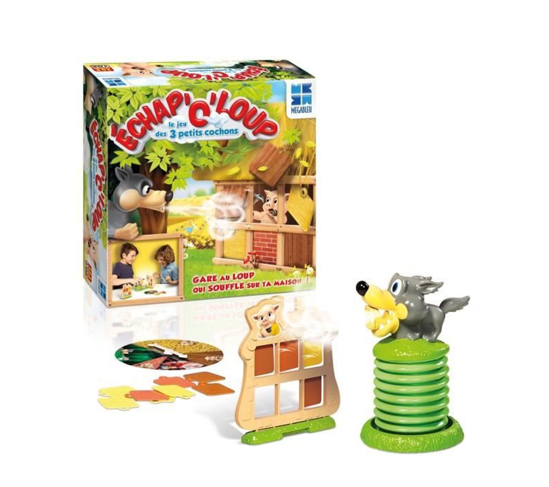Jeu De Société Echap O Loup Le Jeu Des 3 Petits Cochons Enfant Megableu Jeux Jouets BUT