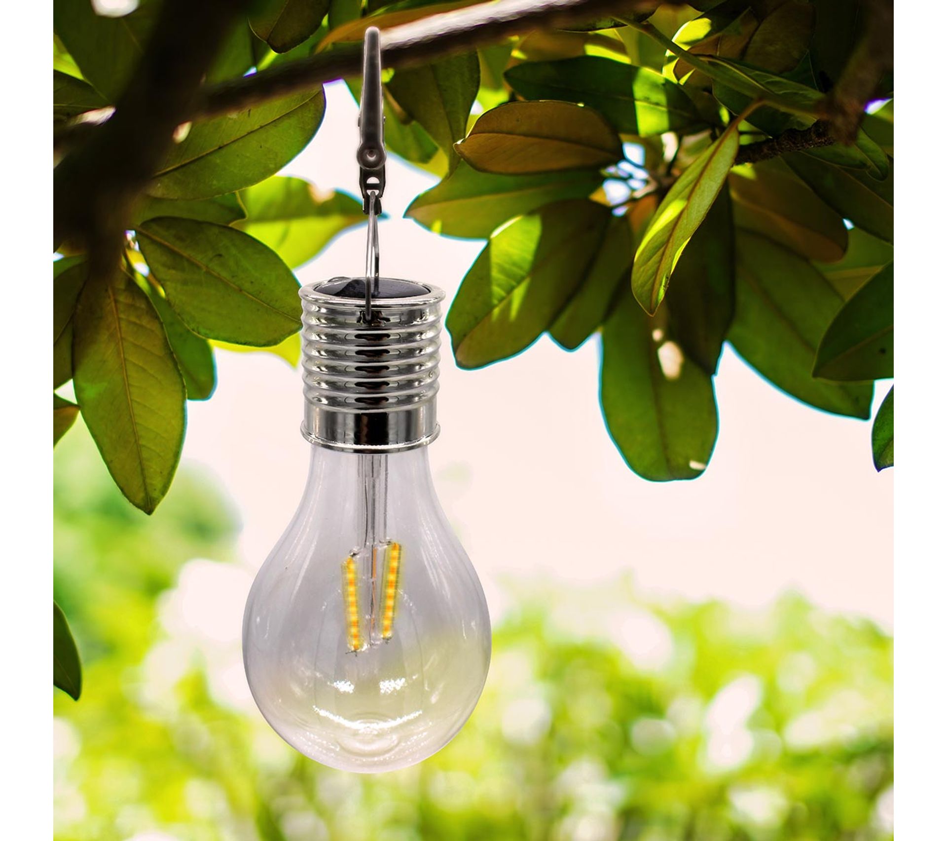 Lot De 3 Ampoules Solaires Filament Edisun Transparent En Verre H17cm