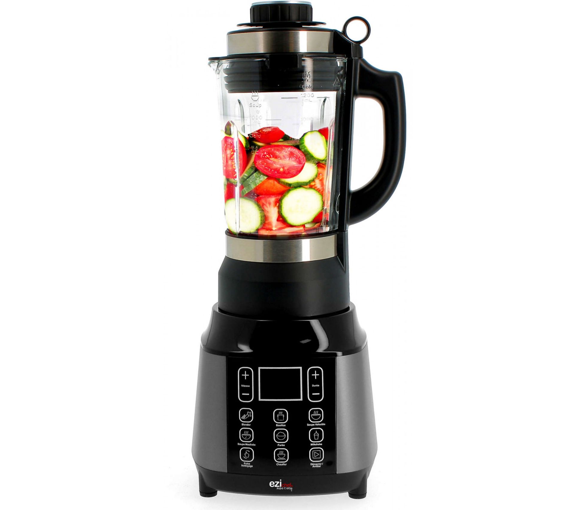 Blender Chauffant Ezichef® Blendy Soup et Cook Blender Blender