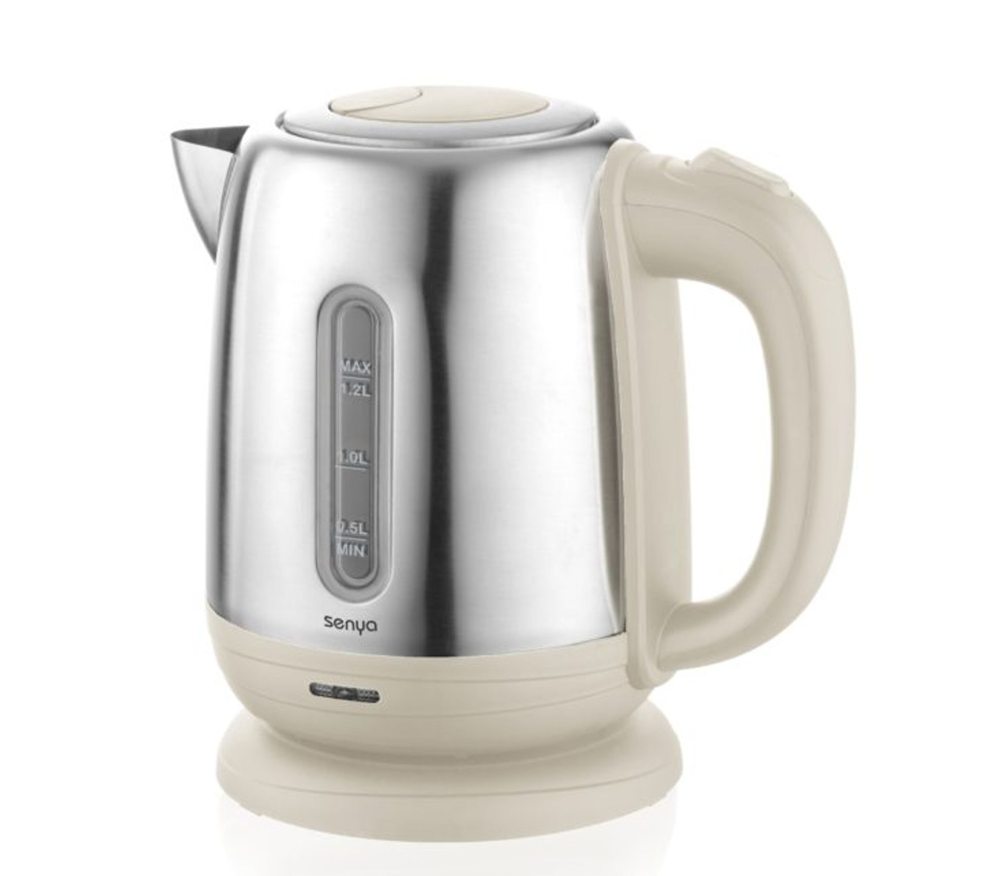 Bouilloire Électrique Inox Little Tea 1,2l Creme Bouilloire BUT