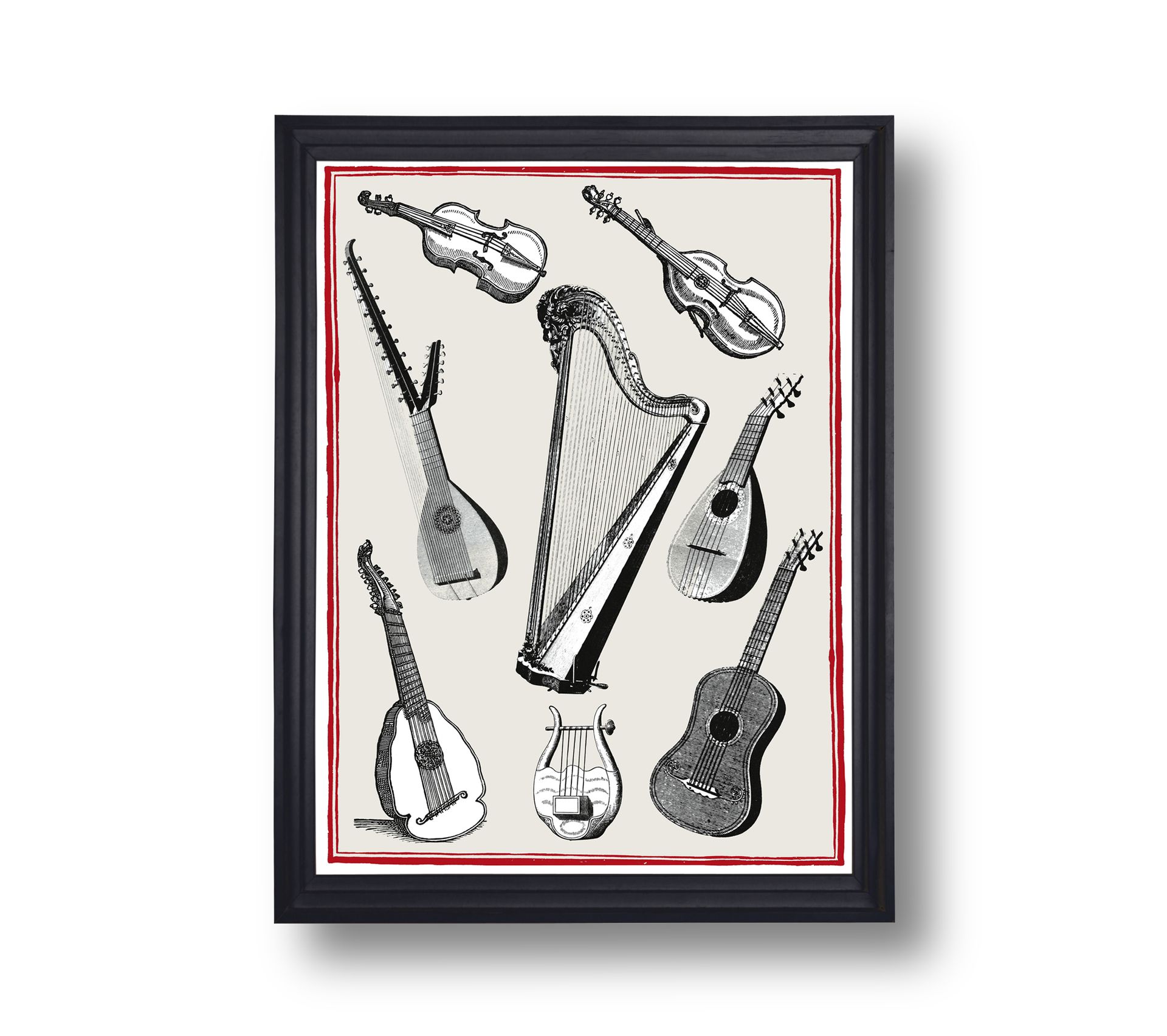 Vintage Signature Poster Music_2 40x60 Cm Poster Affiche BUT