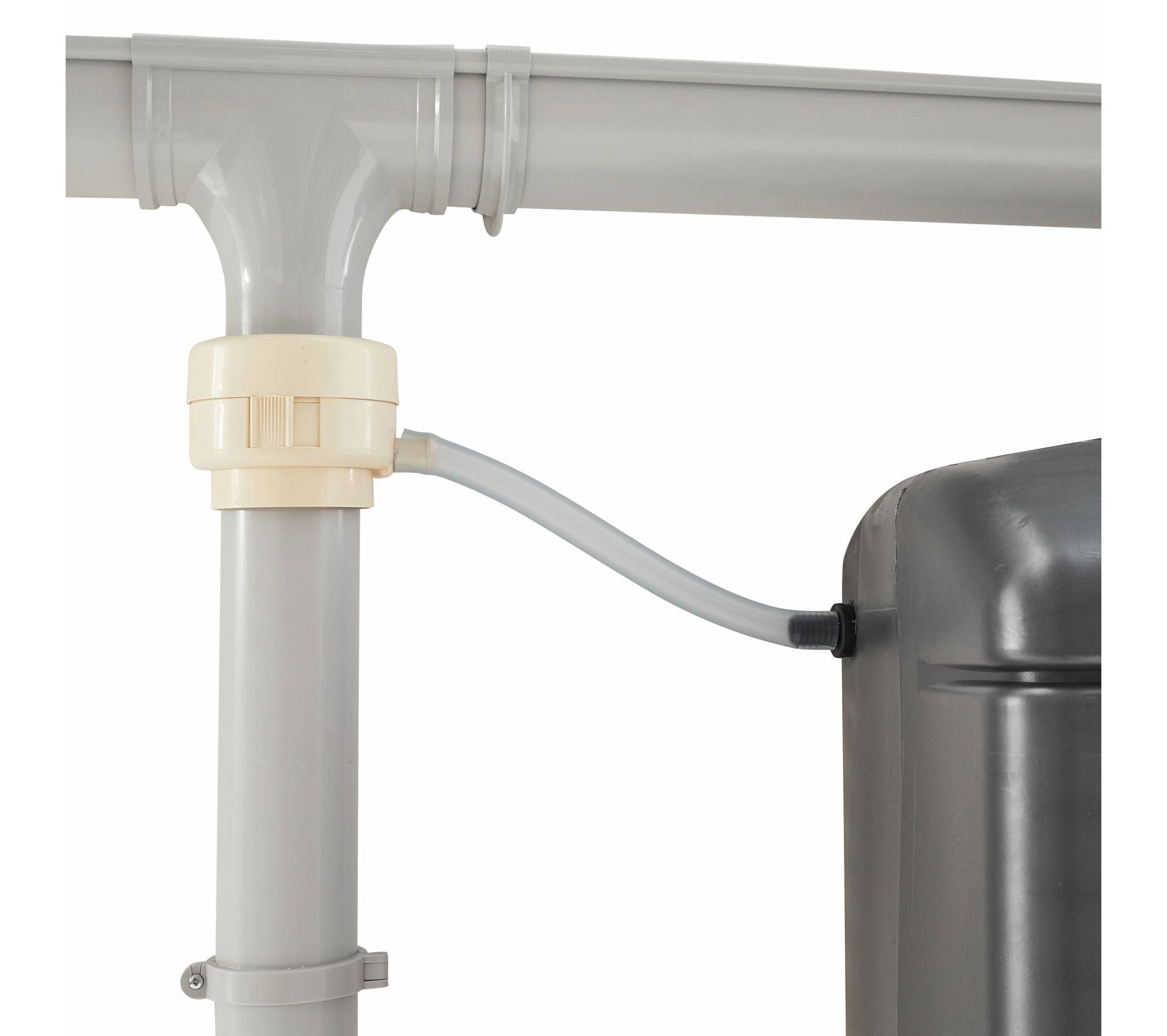 Récupérateur D'eau Mural Chastang 300l Anthracite Avec Kit Raccord Chéneau Inclus Toute l