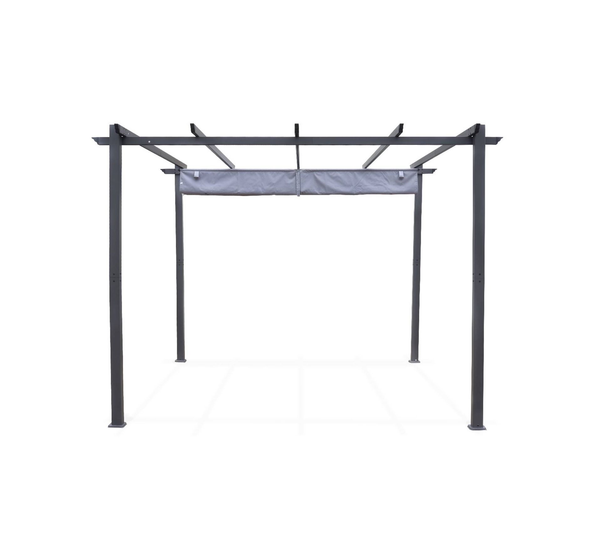 Toile De Rechange Pergola 3x3m Imperméable 2 Étages - Toit Pavillon Jardin Anti-UV 300D Polyester