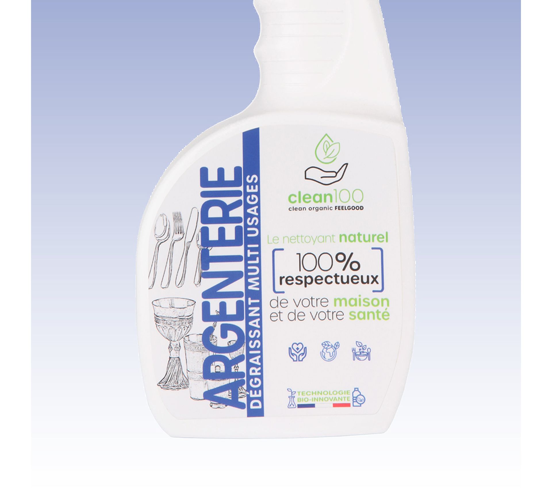 Nettoyant Liquide Special Argenterie Cuivre Et Inox Sprayer 750ml