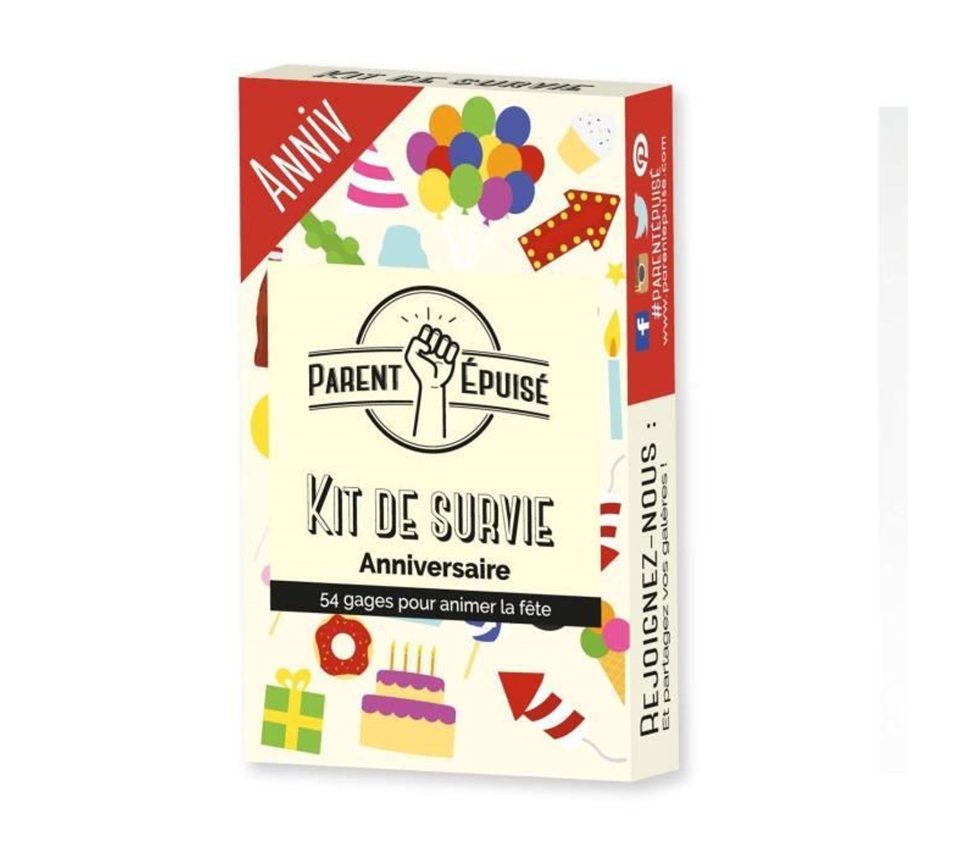 Jeu De Devinette Parent Epuise Kit De Survie Anniversaire A Partir De 2 Ans Jeux De Societe But