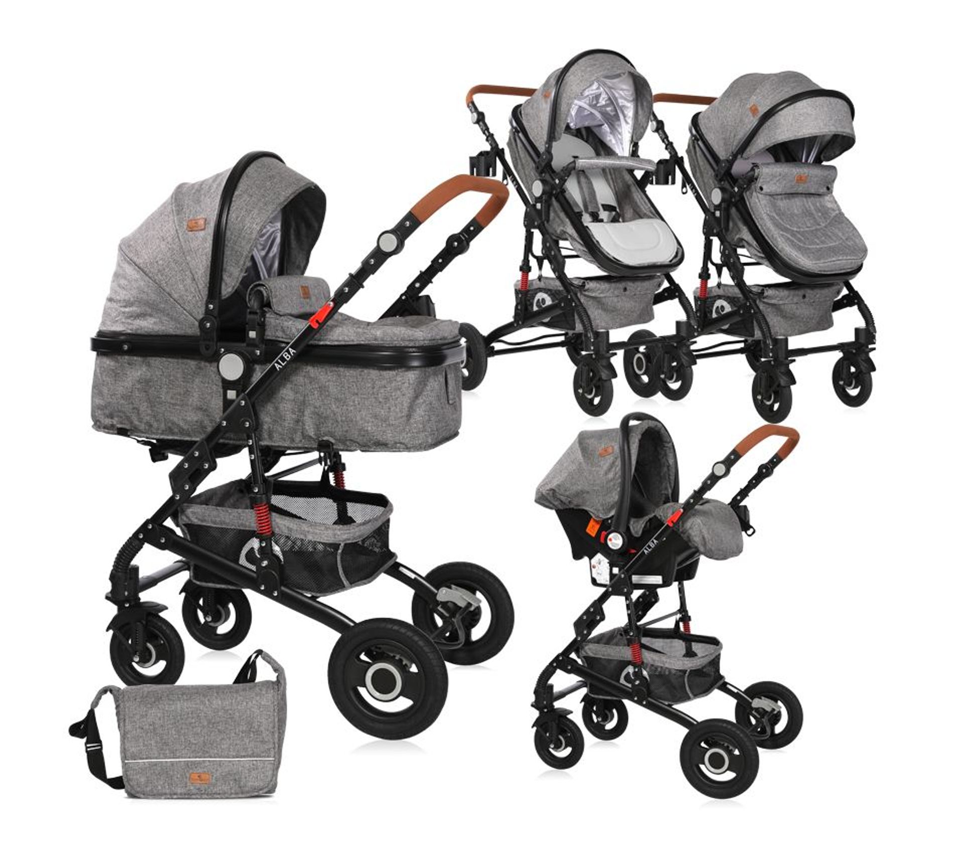 poussette combine siege auto