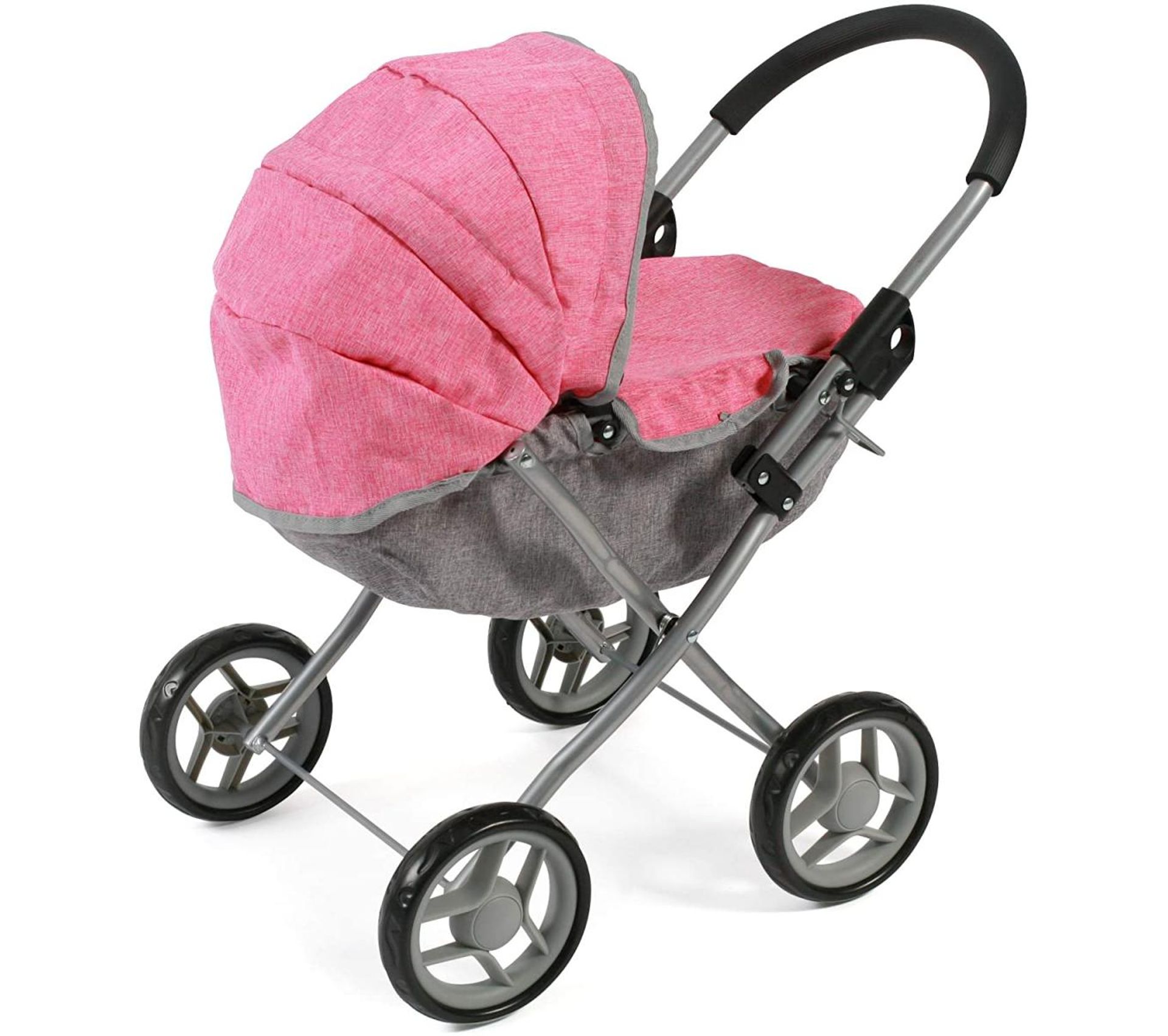 Landau Rose En Fausse Fourrure Jasper Conran - Taille 9-12 Mois Fille, Occasion Très Bon état