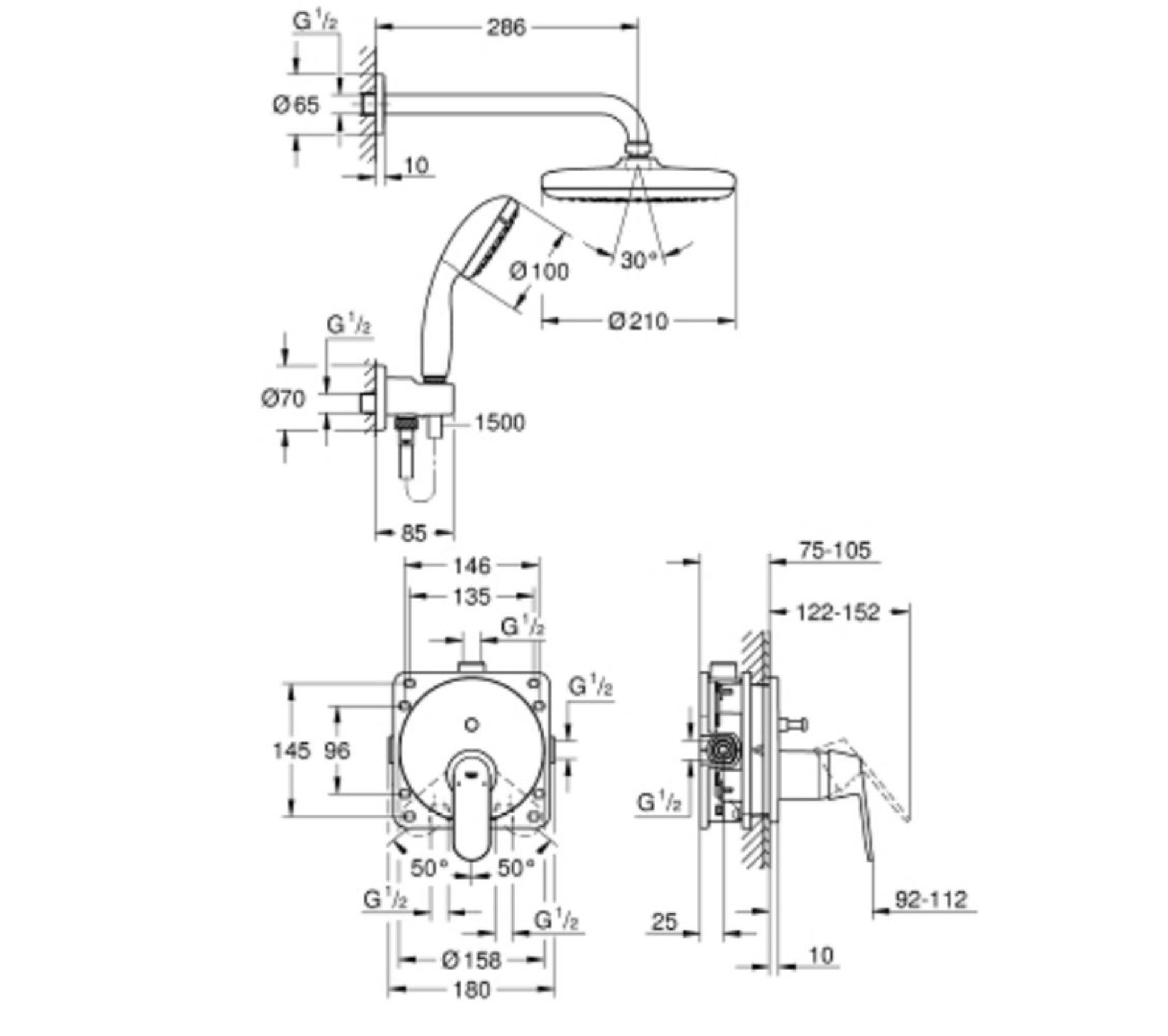 Grohe Mitigeur Douche Encastrable Eurosmart Cosmopolitan Toute l