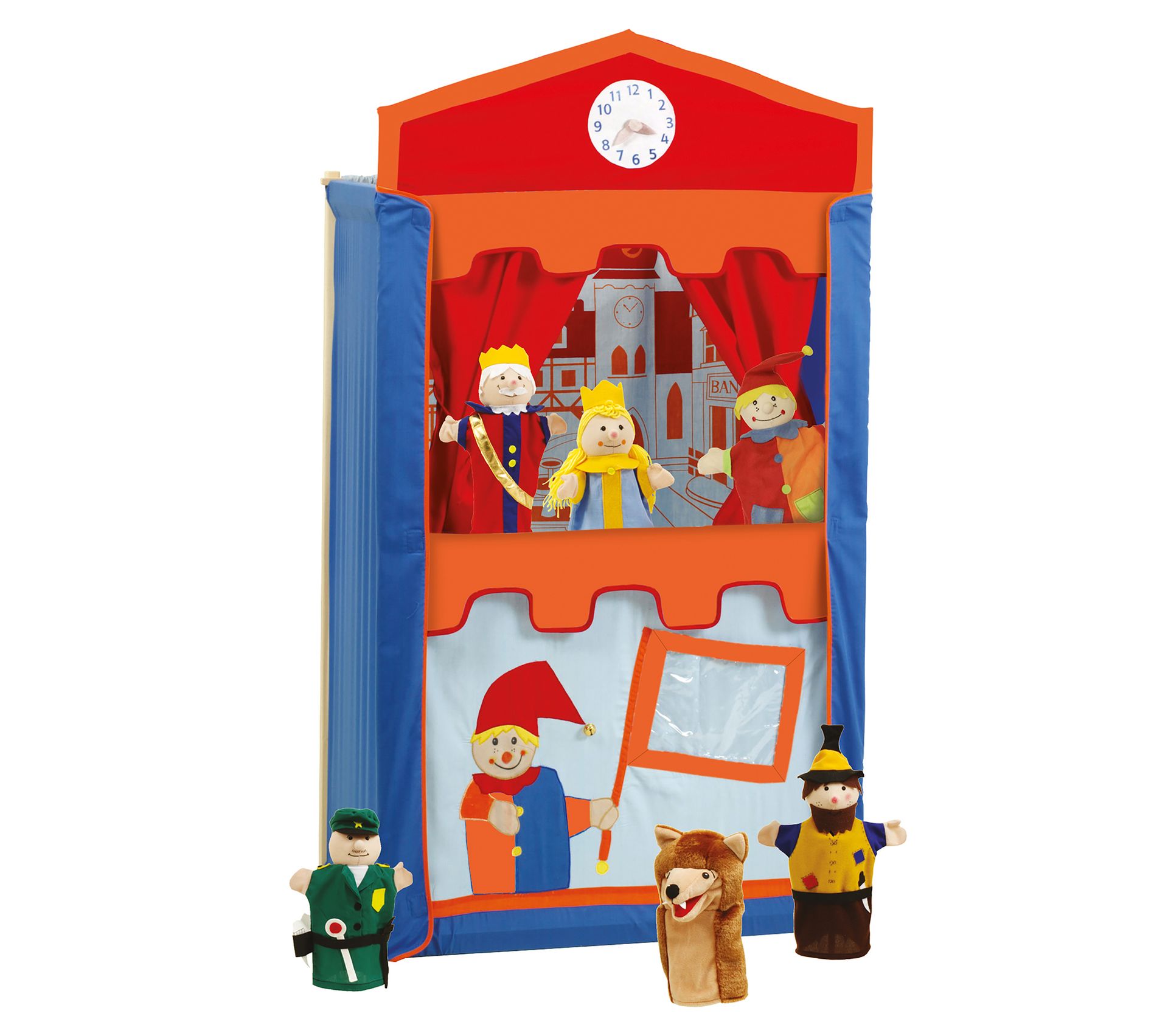 Lot De 6 Marionnettes à Main Noires - 28 Cm, Bouche Mobile - Pour Jeux, École, Développement De L'Imagination