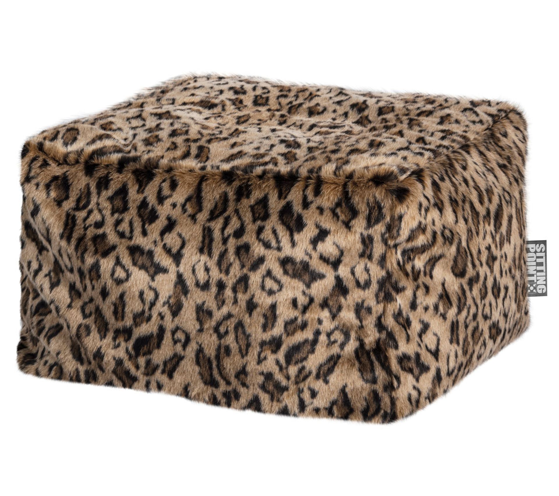Pouf Loft Skins Leopard Pouf Poire BUT