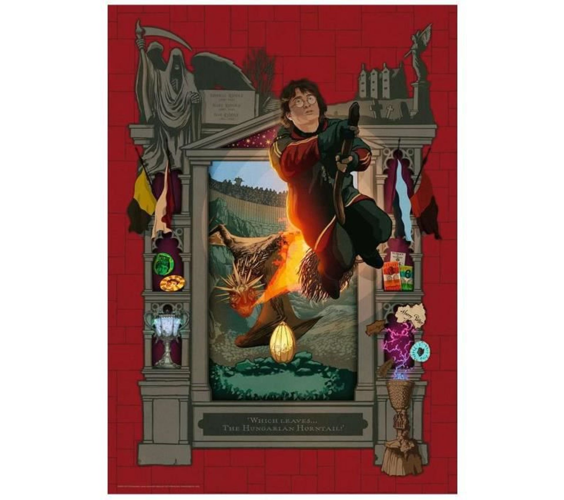Puzzle 1000 P Harry Potter Et La Coupe De Feu (collection Harry Potter Minalima) Jeux Jouets BUT