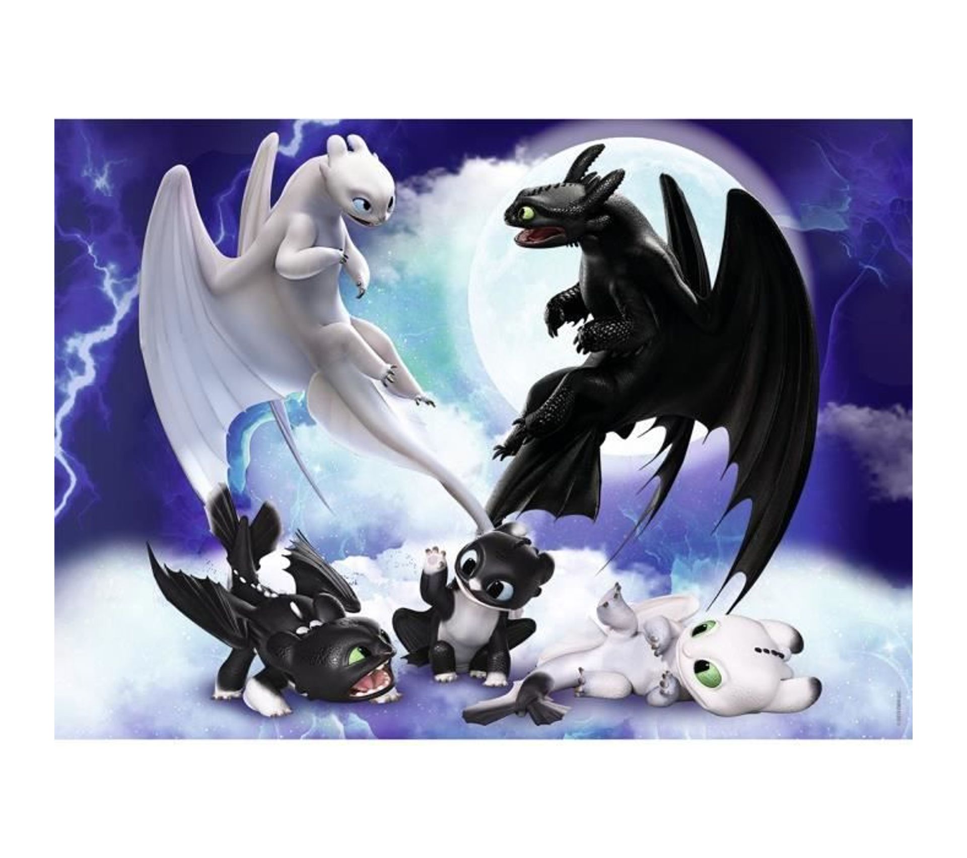 Puzzle 100 P Krokmou En Famille Dragons 3 Puzzle But