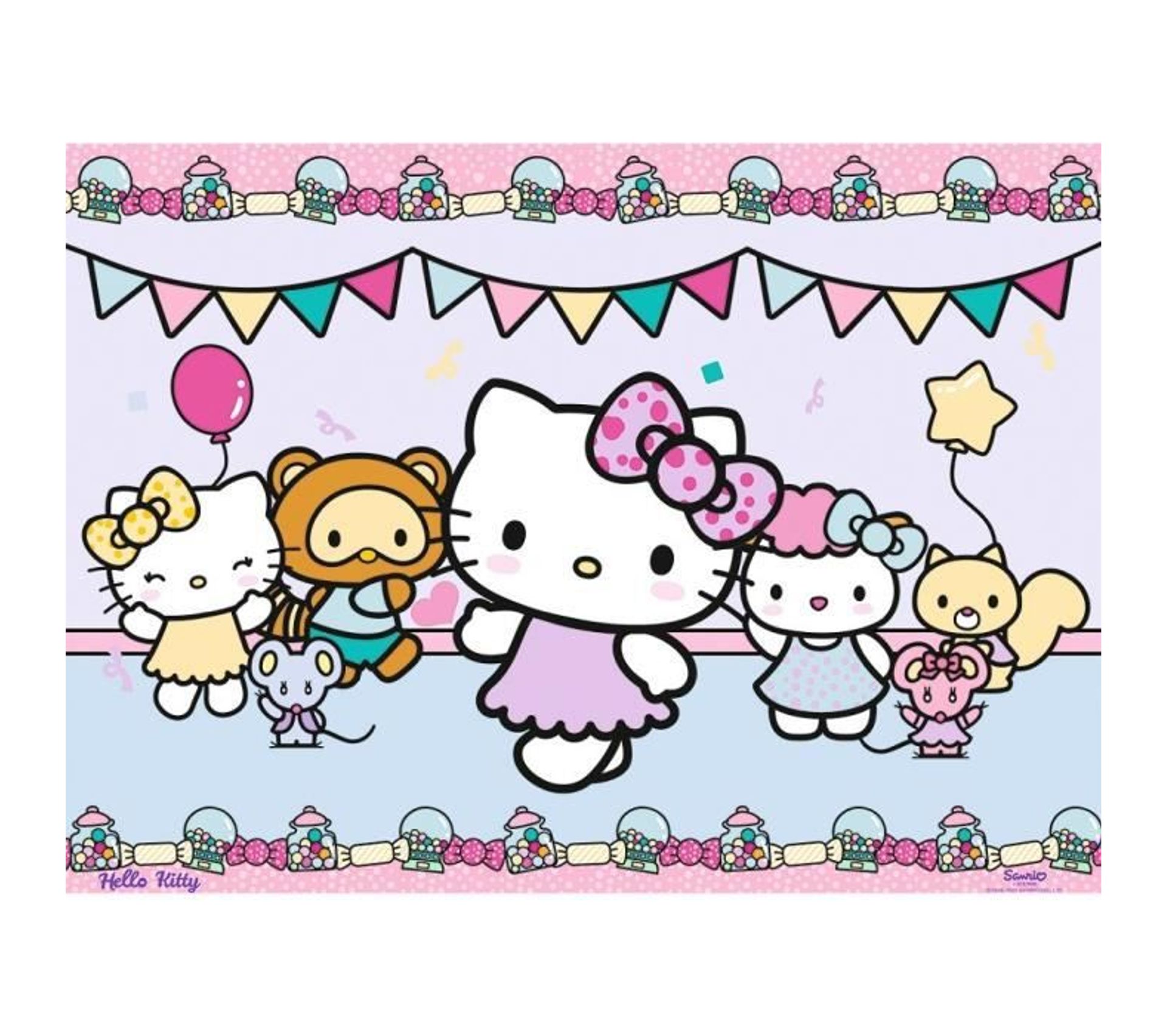 Puzzle 100 P Hello Kitty Et Ses Amis Jeux Jouets