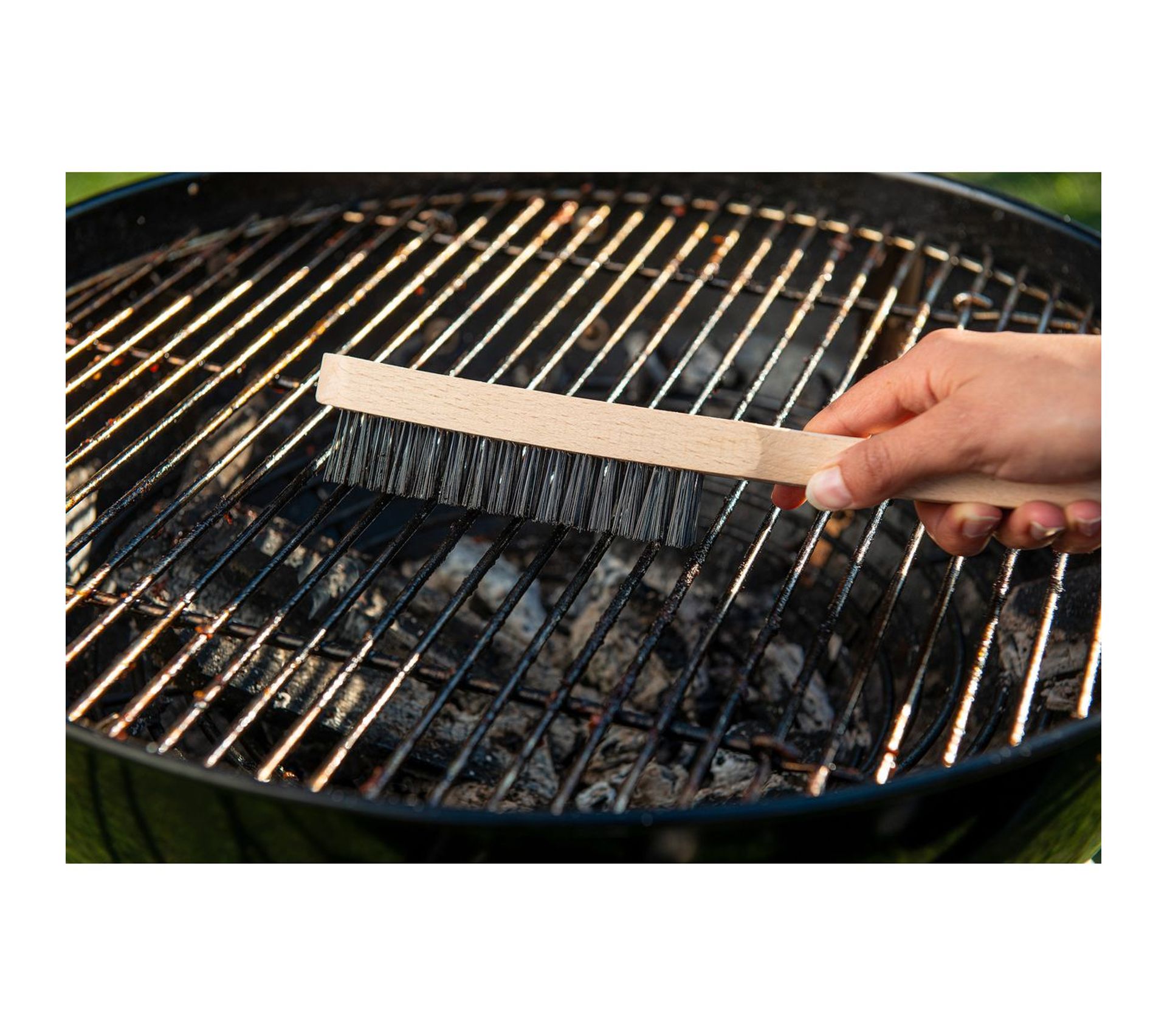 Kit Nettoyage Barbecue Foyucool - 2 Brosses 40cm & 35cm + 2 Têtes Rechange - Grattoir Acier Inox - Manche Long