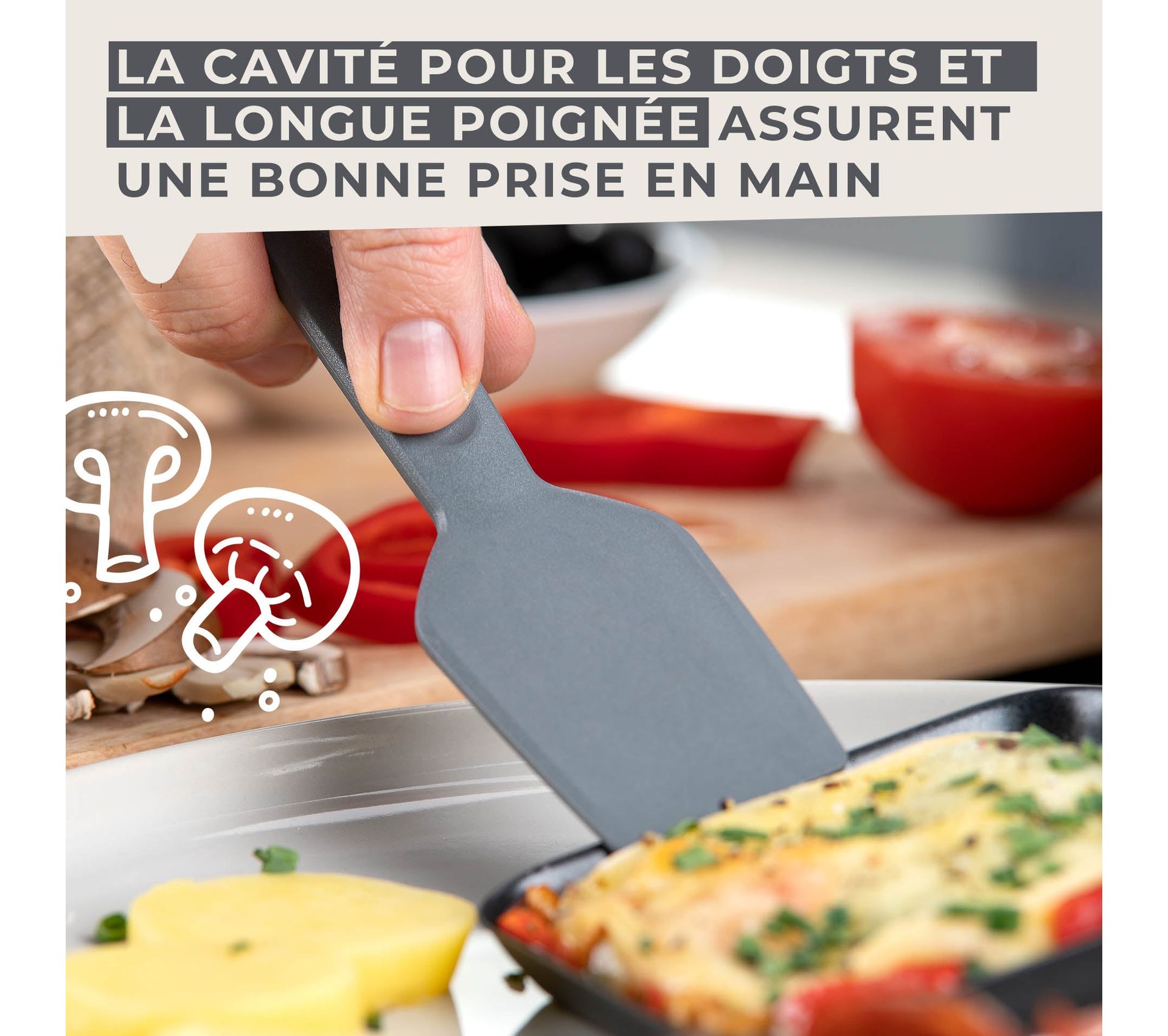 Set De 8 Spatules à Raclette En Nylon - Pour Appareil à Raclette, Idéal Fromage, Protection Anti-rayures - Ustensile De Cuisine Pratique