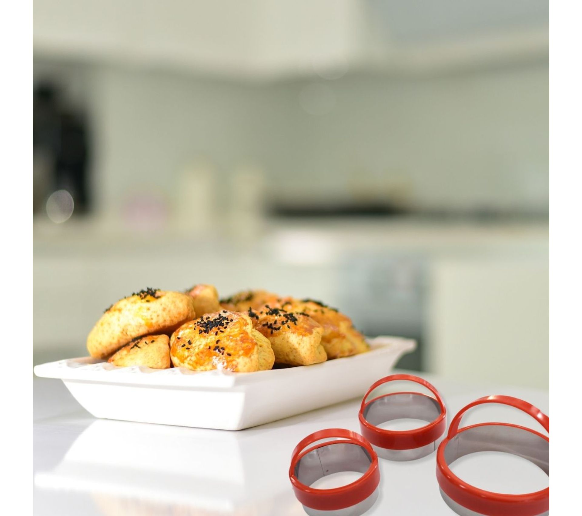 Lot De 3 Emporte-pièces Ronds Avec Poignée Emporte-pièces - Moule à