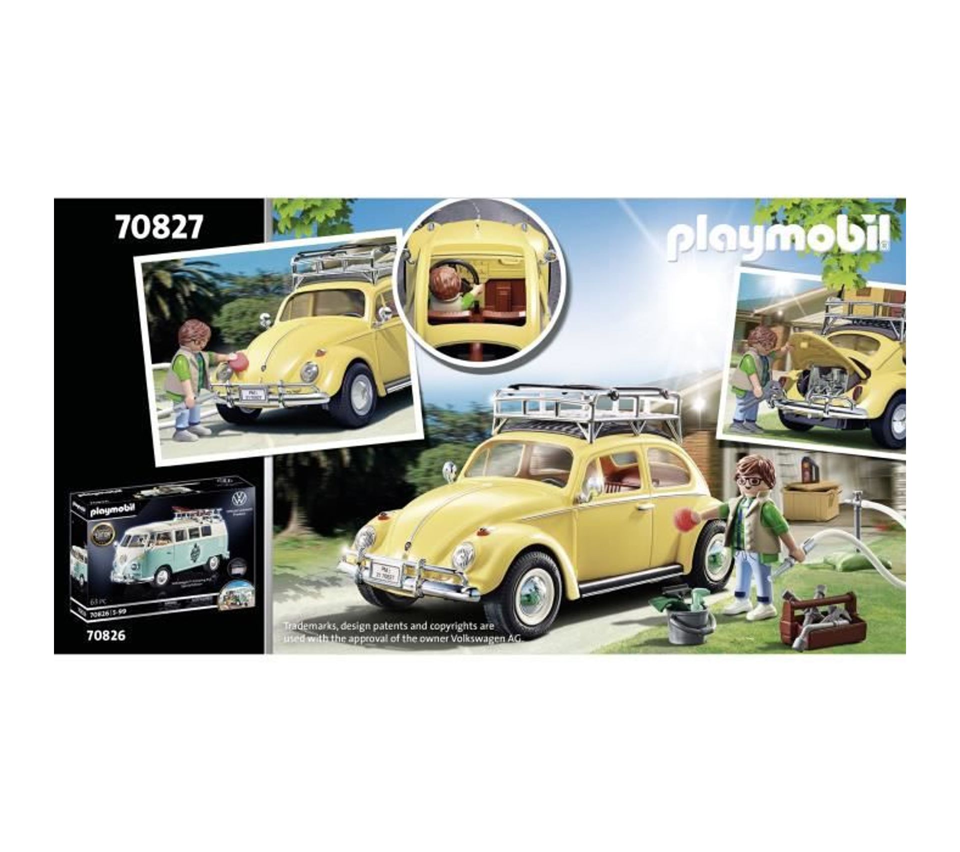 Playmobil 70827 Volkswagen Coccinelle 1963 - Édition Limitée, Coffret Spécial