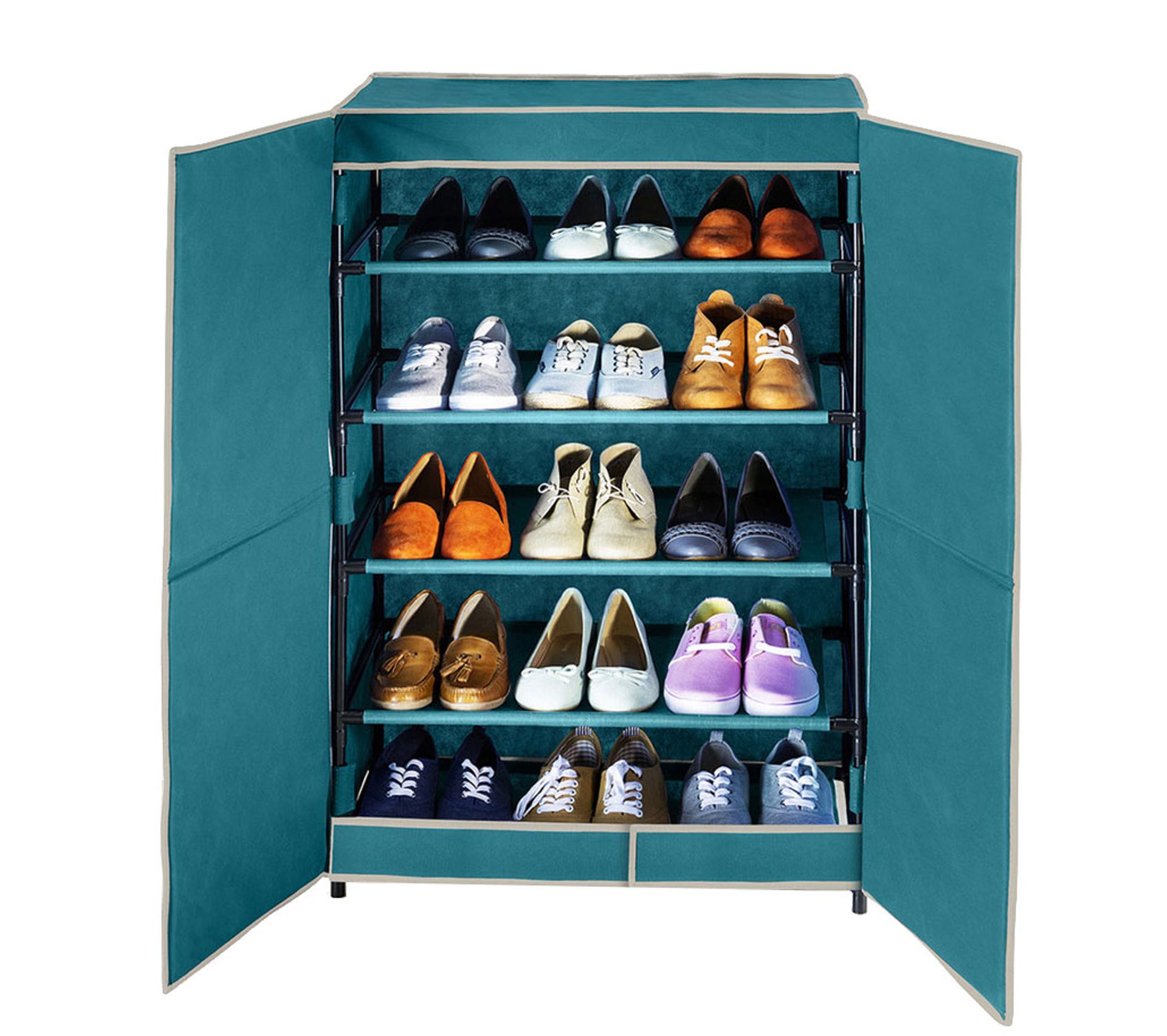 Armoire À Chaussures En Tissus 15 Paires 61 X 90 Cm Meuble à
