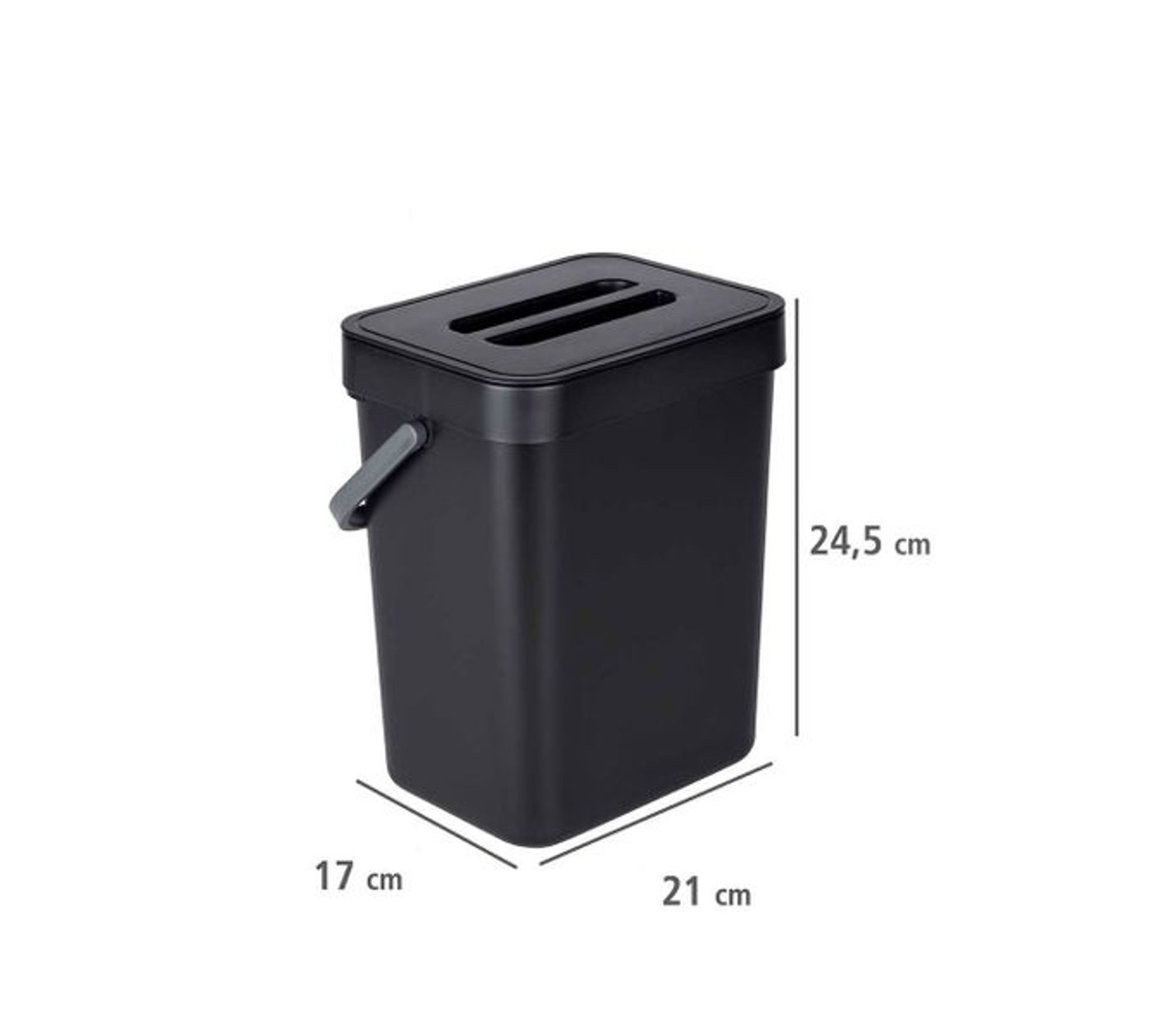 Poubelle d'extérieur aspect bois 92,8L