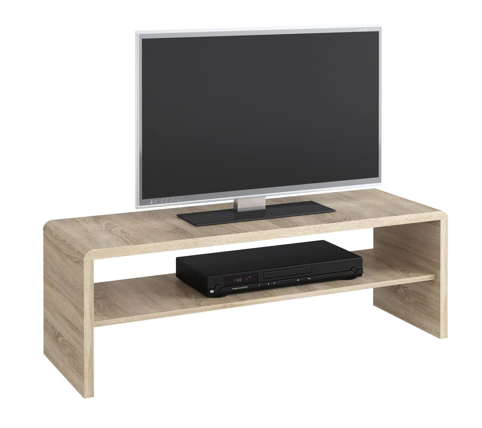 Table Basse / Meuble TV Noelle, En Mélaminé Décor Chêne Sonoma Table