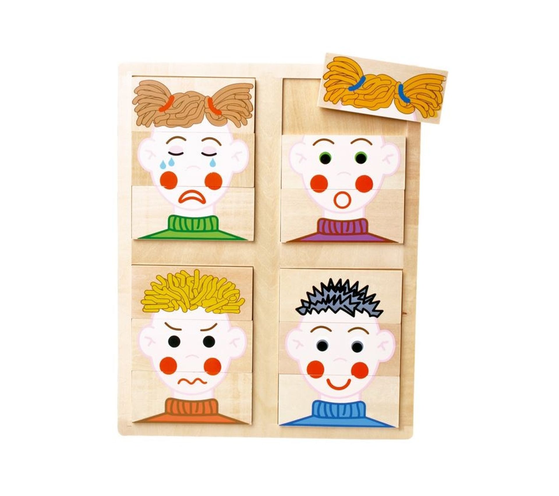 Puzzle Visages, Les Émotions Jeux d'éveil Jouets 1er âge BUT