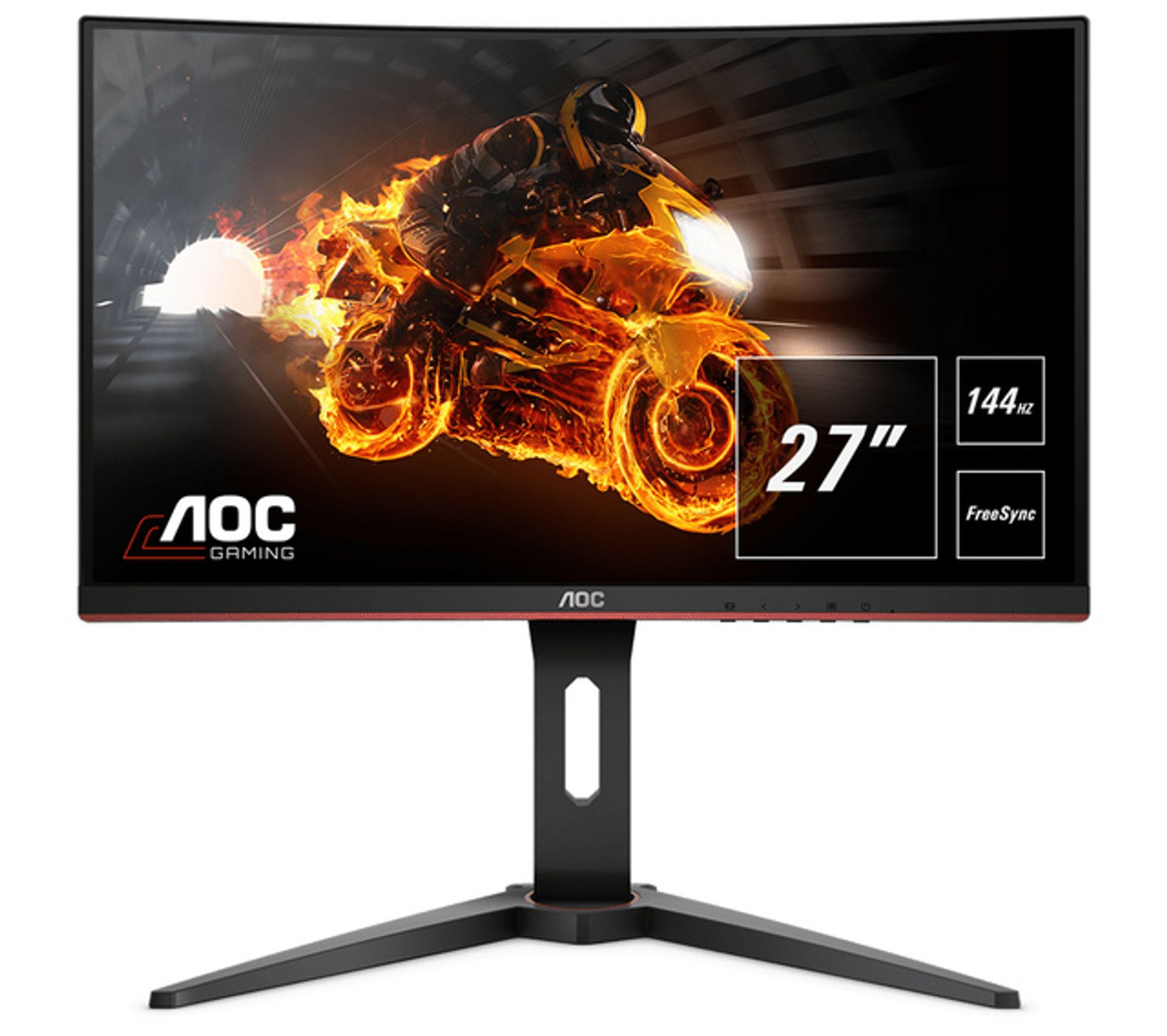 Ecran PC Gaming 27 Pouces Incurve Dalle Va 1ms 144hz Hdmi X2 / Displayport G1 C27g1