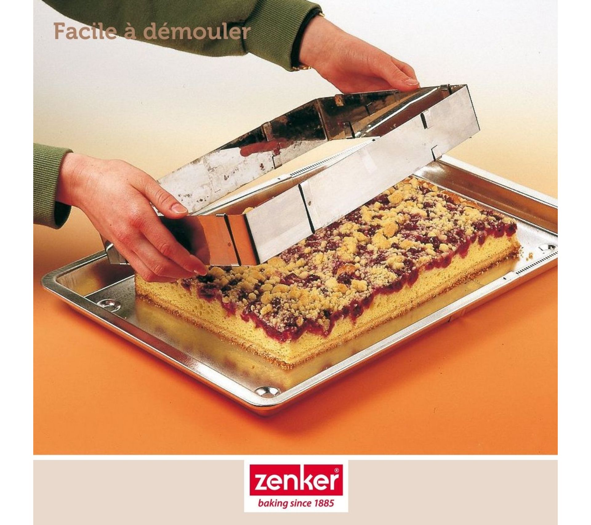 Cadre à Pâtisserie Extensible Rectangulaire En Inox - Avec Diviseur, Réglable De 19x28 Cm à 34x53 Cm