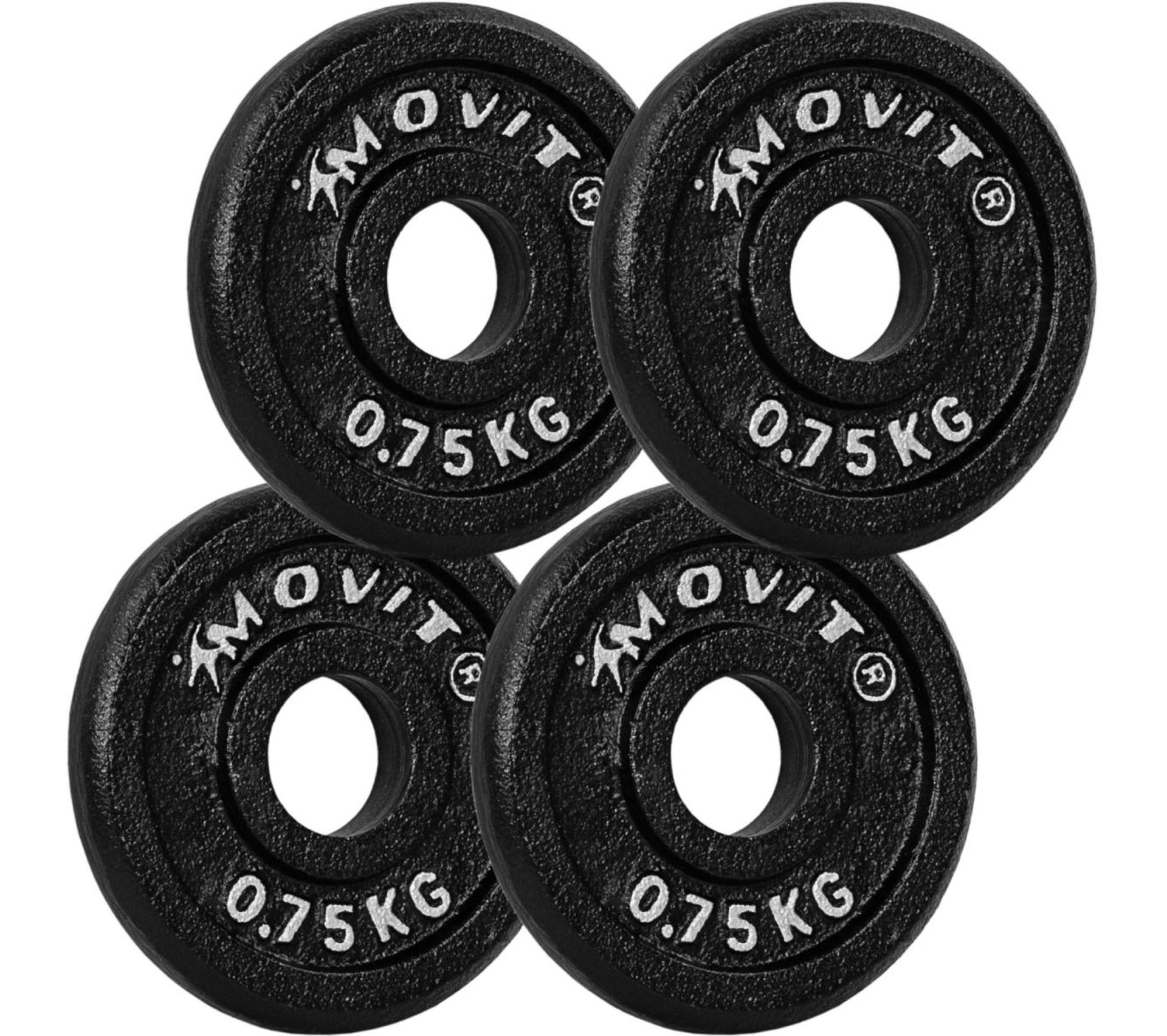Lot De 4 Poids En Fonte De 0 75 Kg Couleur Noire Pour Barres De lot-de-4-poids-en-fonte-de-0-75-kg-couleur-noire-pour-barres-de