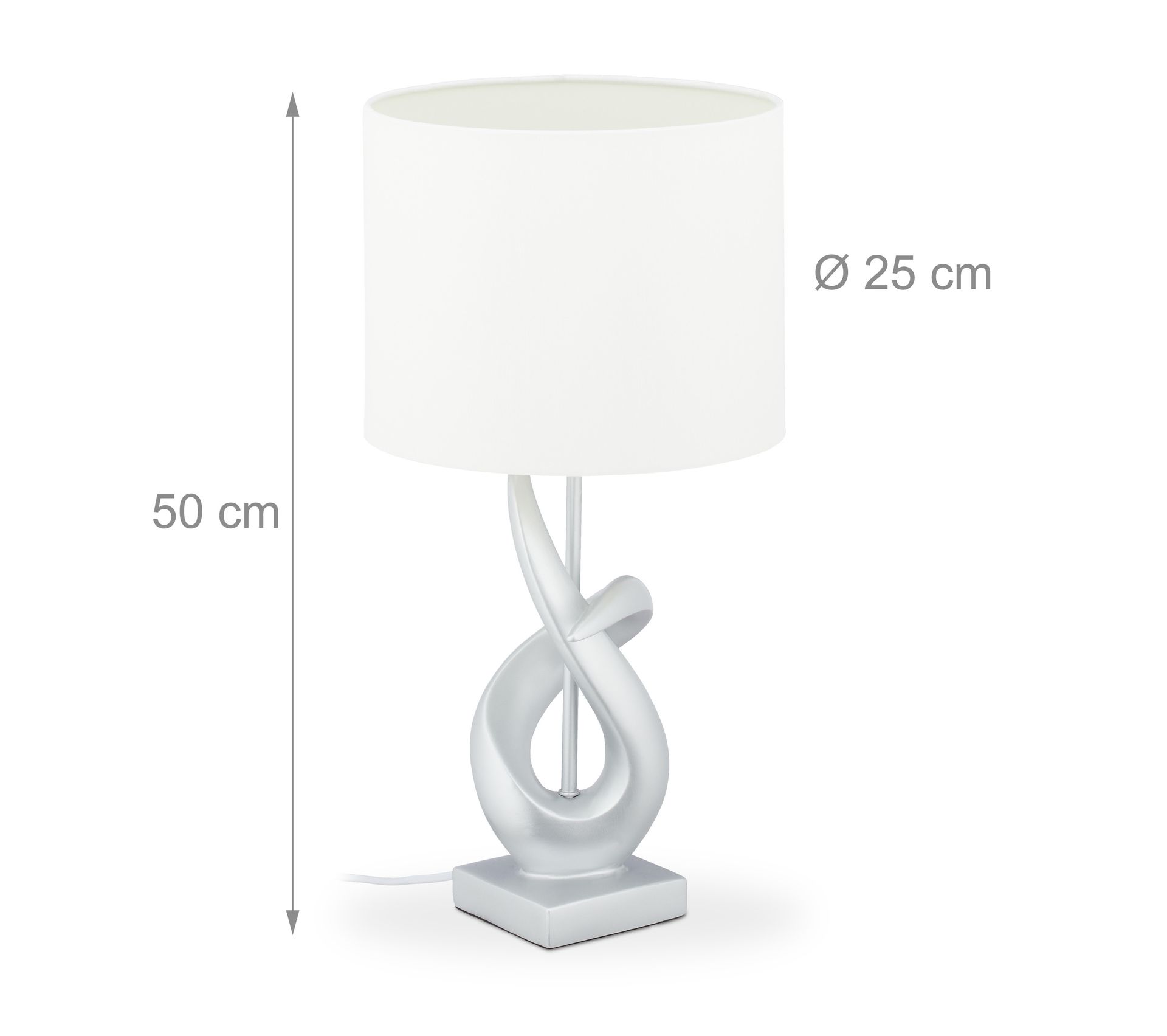Lampe De Chevet Moderne à 3 Globes - Base En Acier Laitonné, Abat-jour Crème - Douilles G9 (ampoules Non Fournies) | Éclairage Doux Pour Salon Ou Chambre