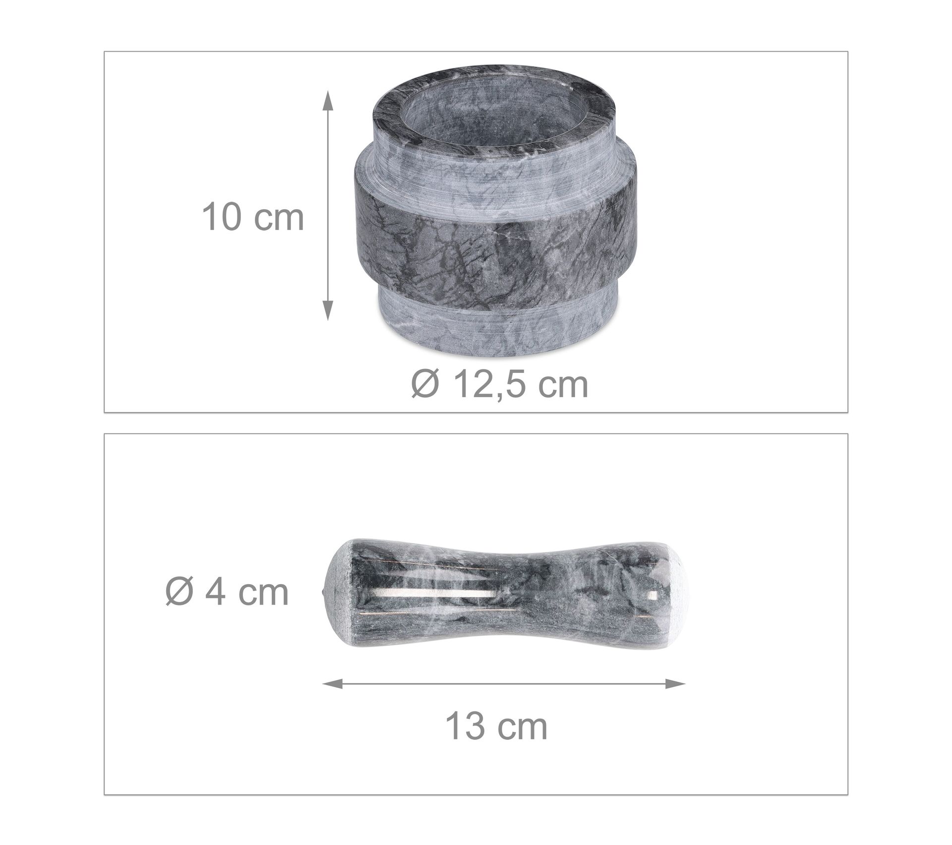 ZWILLING Mortier avec Pilon, 15 cm, Hauteur
