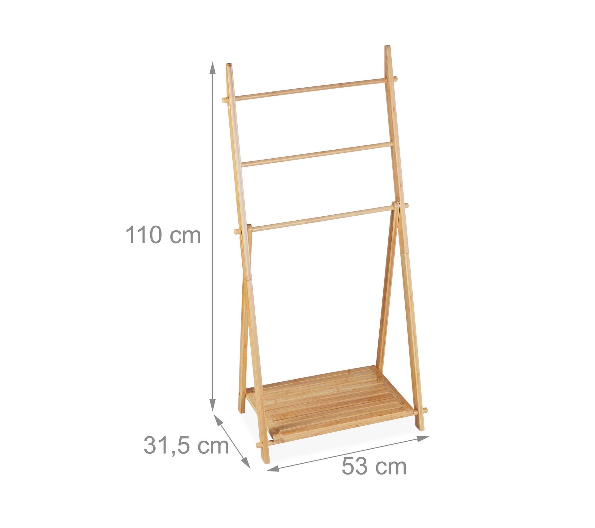 Etagère D'angle Bambou 3 Niveaux Lab'n Modul 5five - Bambou