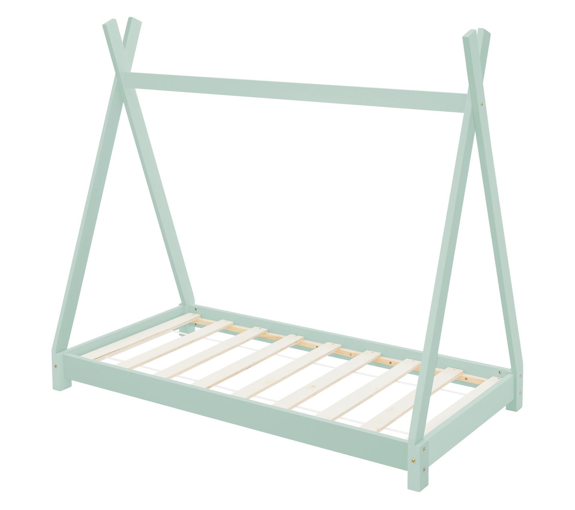 Lit Maison Enfant En Bois Pin Massif 140x70 Cm - Avec Toit Et Protection Anti-Chute - Enfant 3-10 Ans