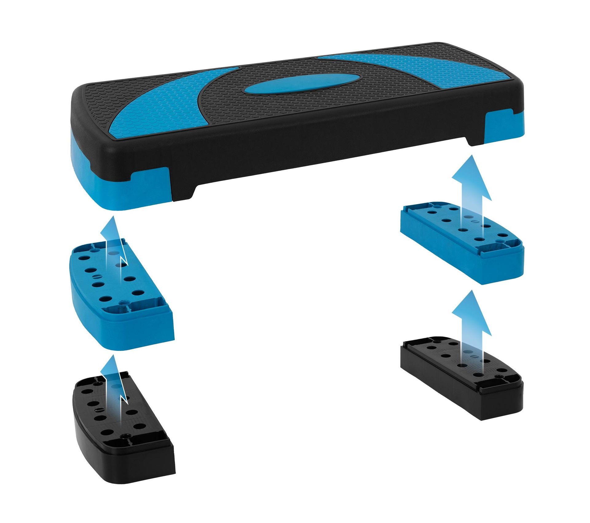 Stepper De Fitness Antidérapant - Plateforme Réglable, Compacte | Pour Entraînement à La Maison, Cardio, Renforcement Musculaire