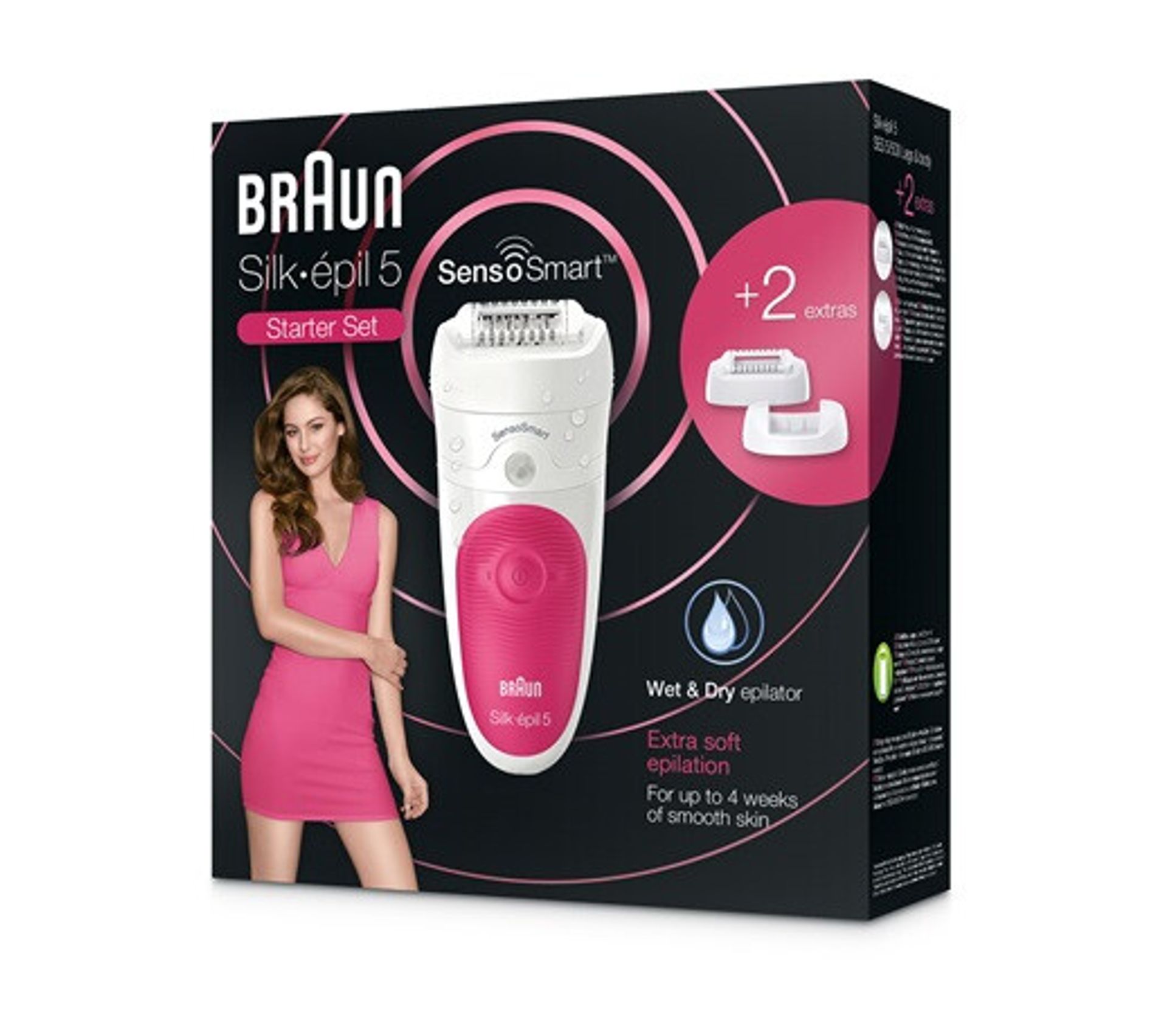 Epilateur BRAUN SES 5500 autonomie 30min Epilateur Epilation