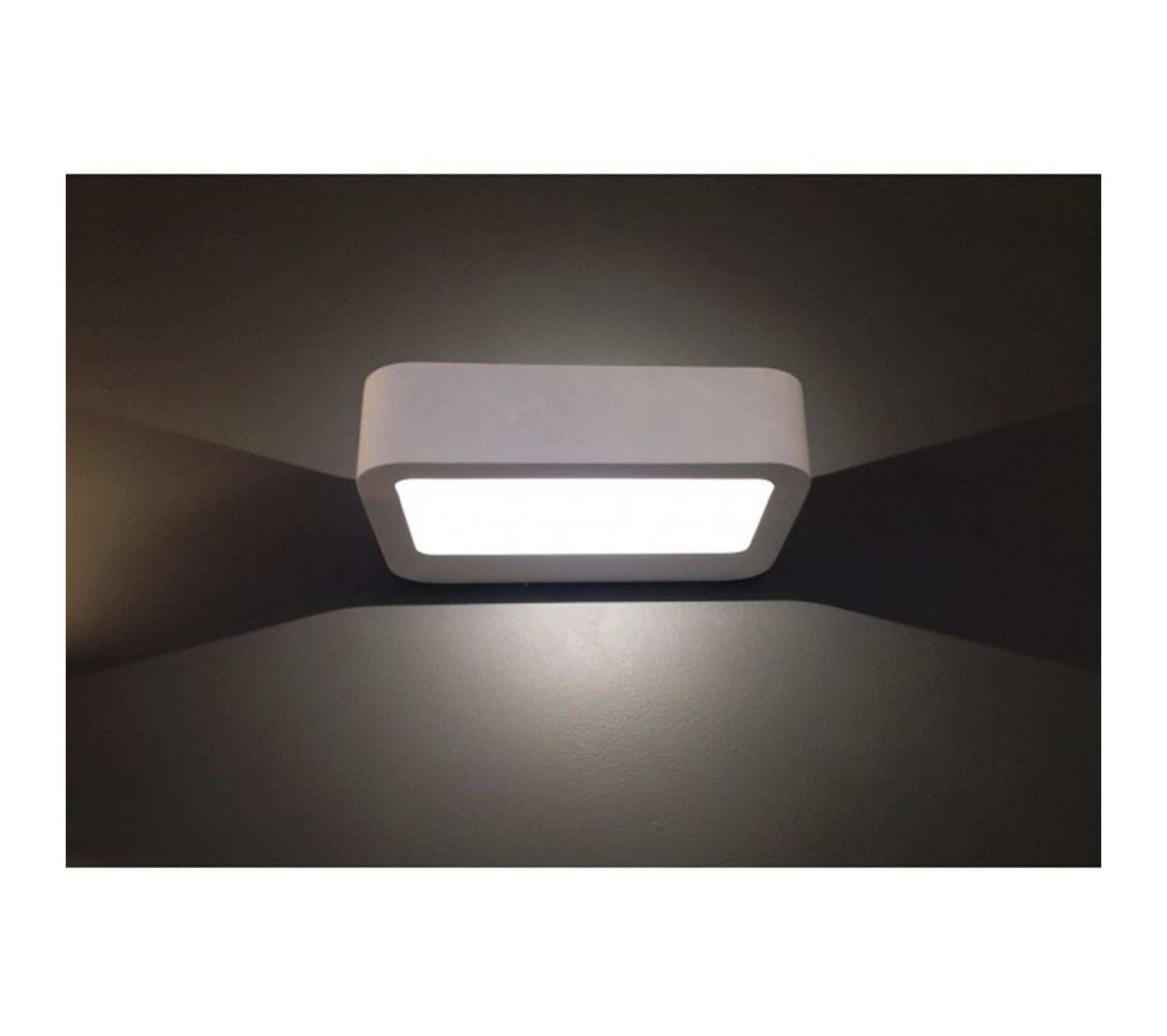 Applique Murale "dual" 20 cm Blanc Applique BUT