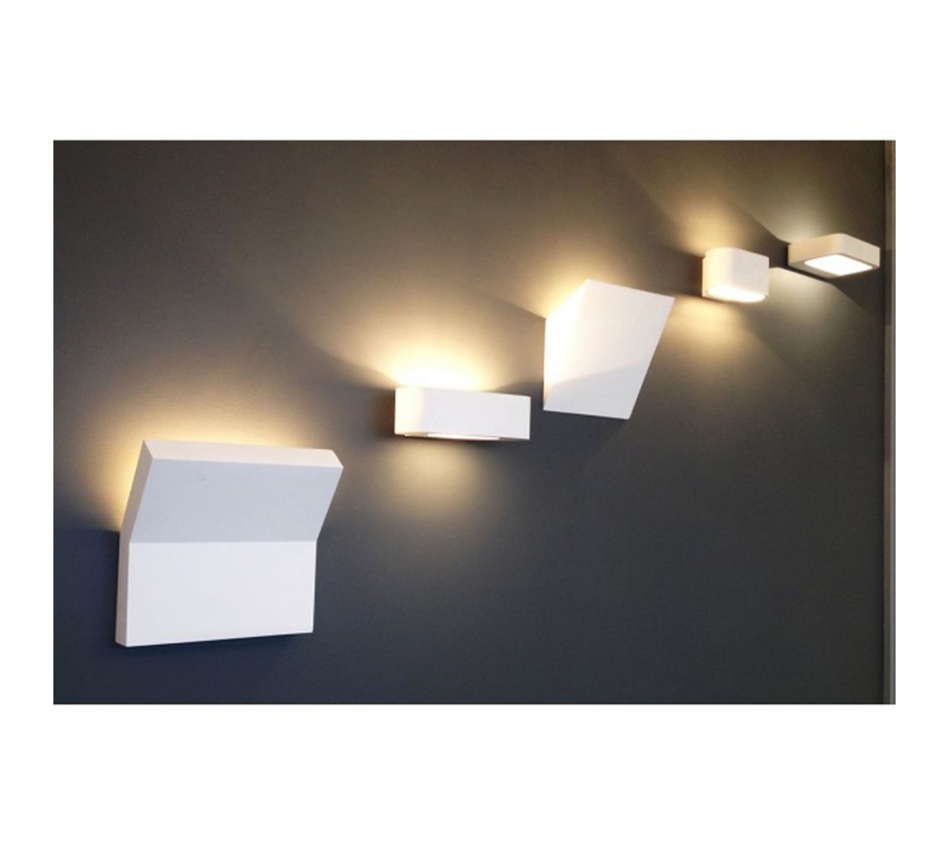 Applique Murale "dual" 20 cm Blanc Applique BUT