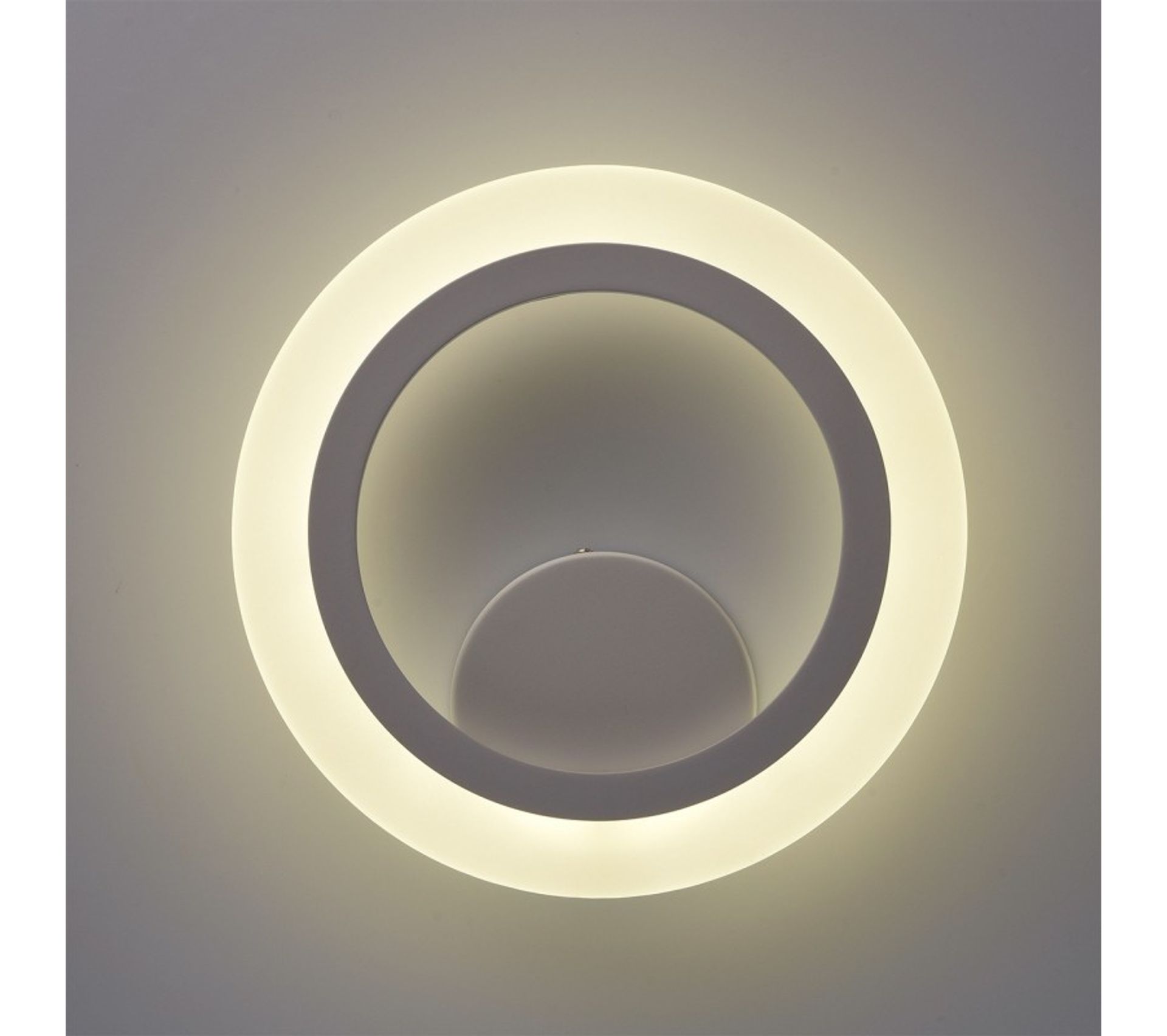 Applique Murale Design Ronde "abis" 30 cm Blanc Applique BUT