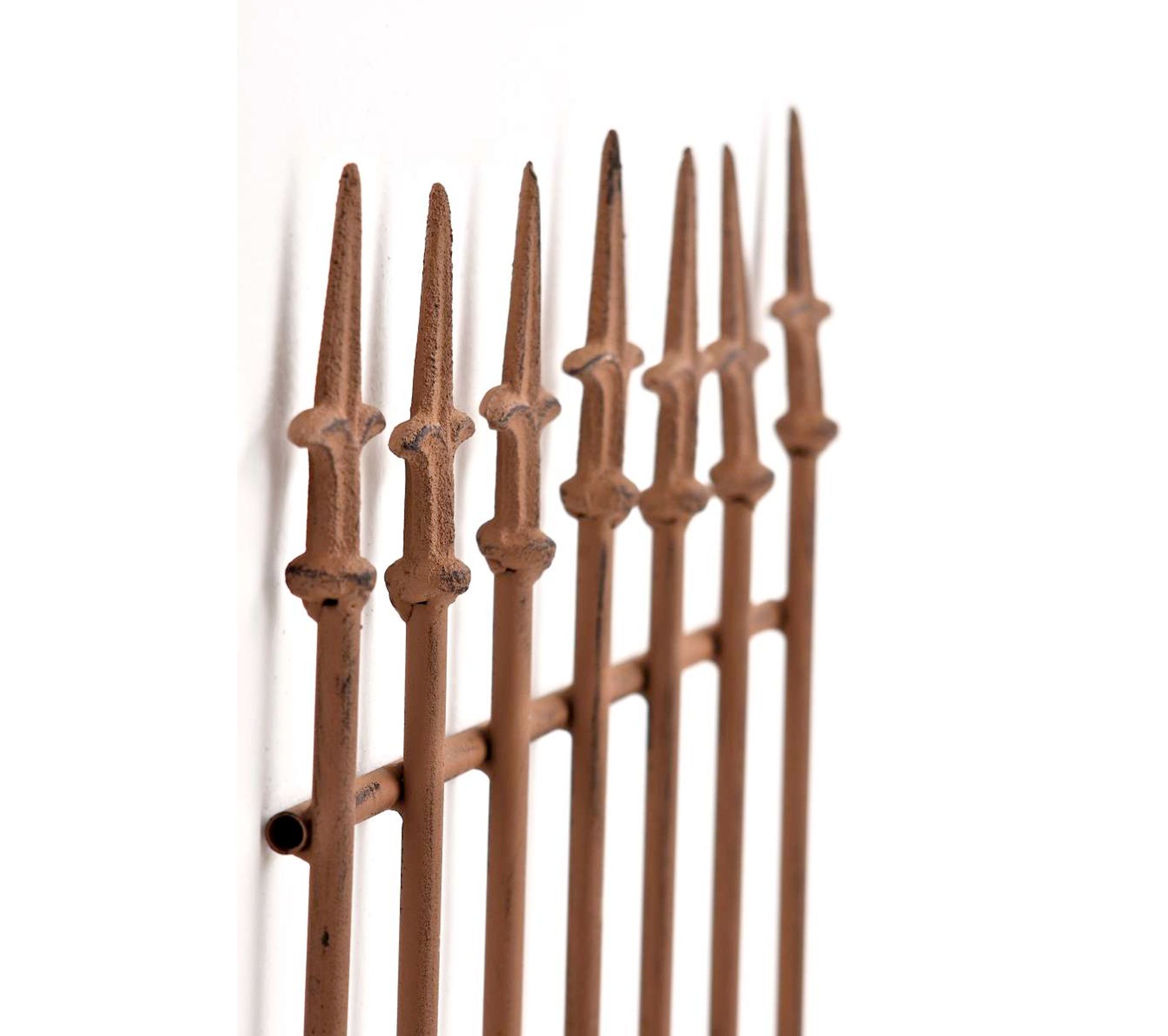 Grande Grille Treillis Pour Plantes 2,50x53x160cm - Motifs Oiseaux Fer Rouillé Ancien L'Héritier Du Temps
