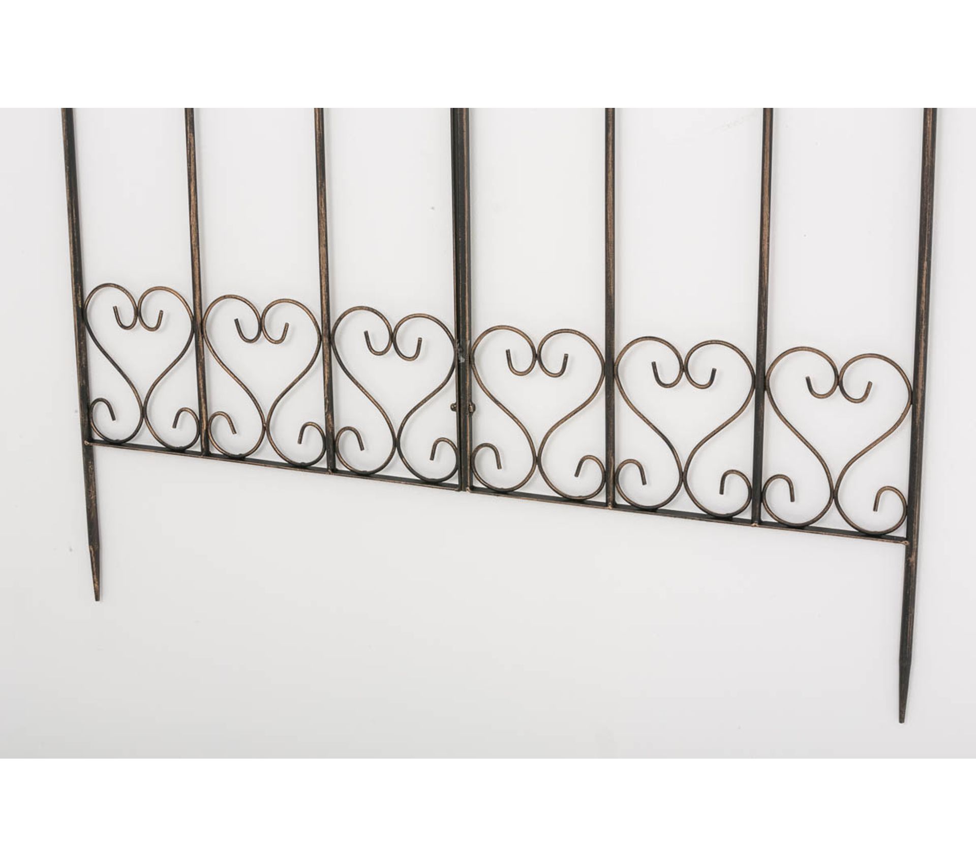 Treillis Massif En Fer Flieder 150 X 100 Cm Bronze Clôture