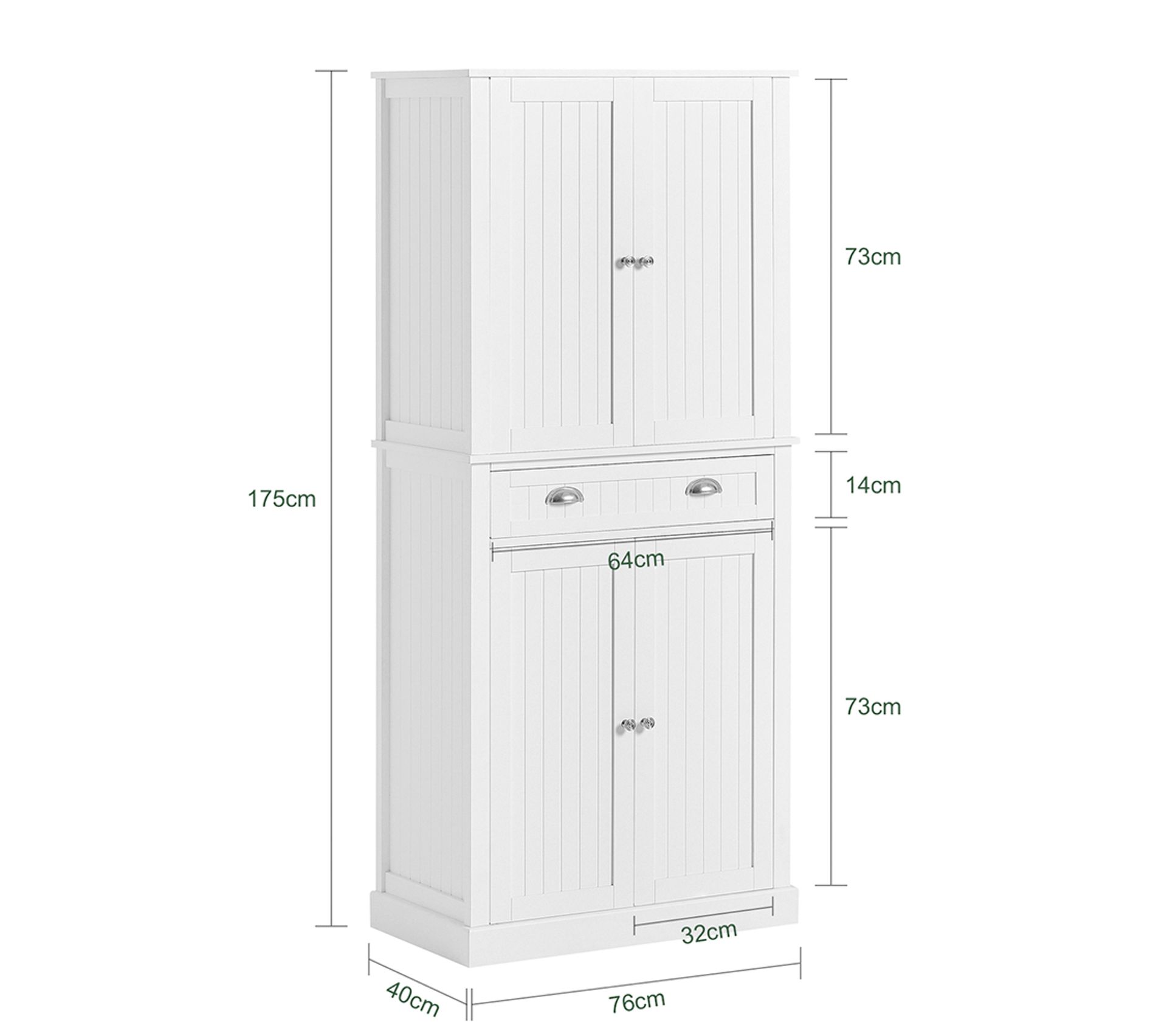 Armoire De Cuisine, Meuble De Rangement Cuisine, Buffet Placard, Fsb44
