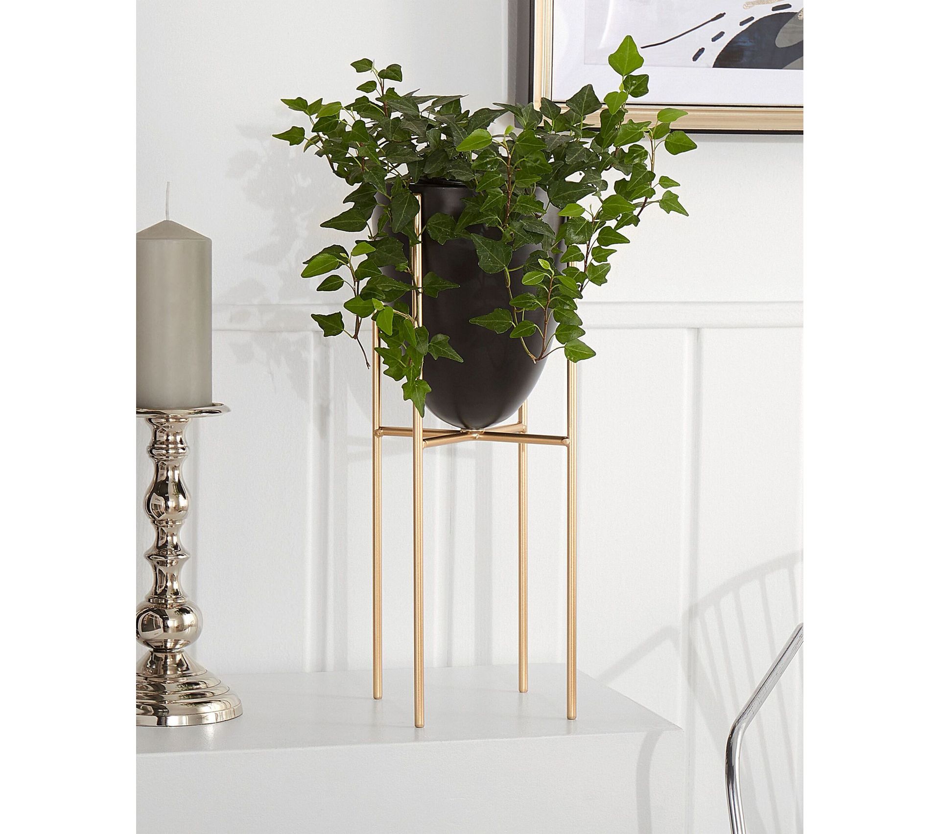 Trade Shop - Lanterna Bianco Portacandela 16x10cm Matrimonio Tea Light Porta Candela Candele 85897110