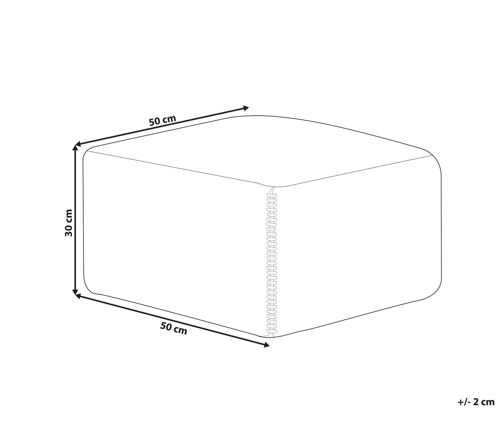 Pouf En Jute 50 X 50 Cm X 30 Cm Multicolore Pulicat Pouf Poire BUT