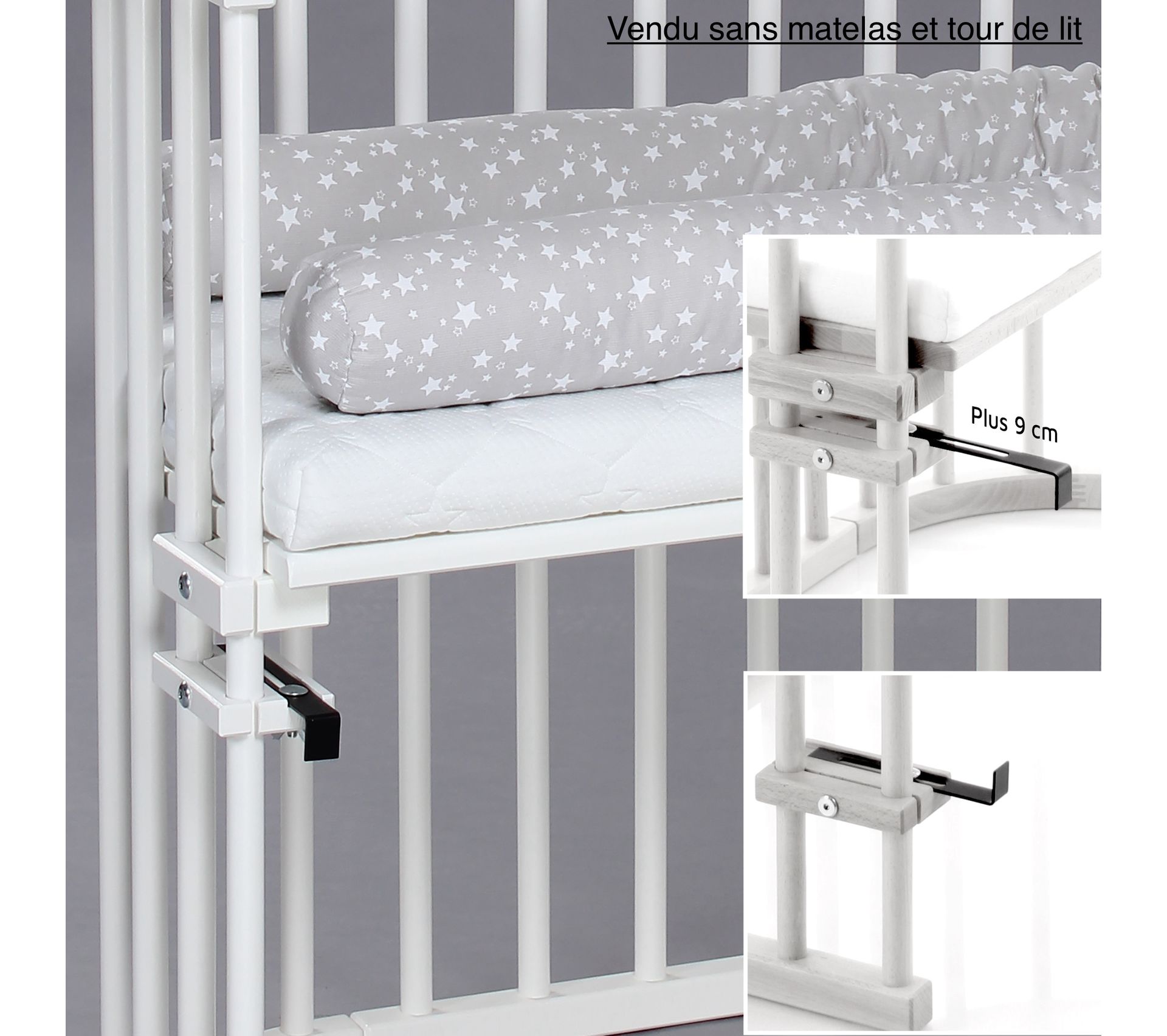 Cododo En Bois De Hêtre-hêtre-96/79/54 - Lit évolutif BUT