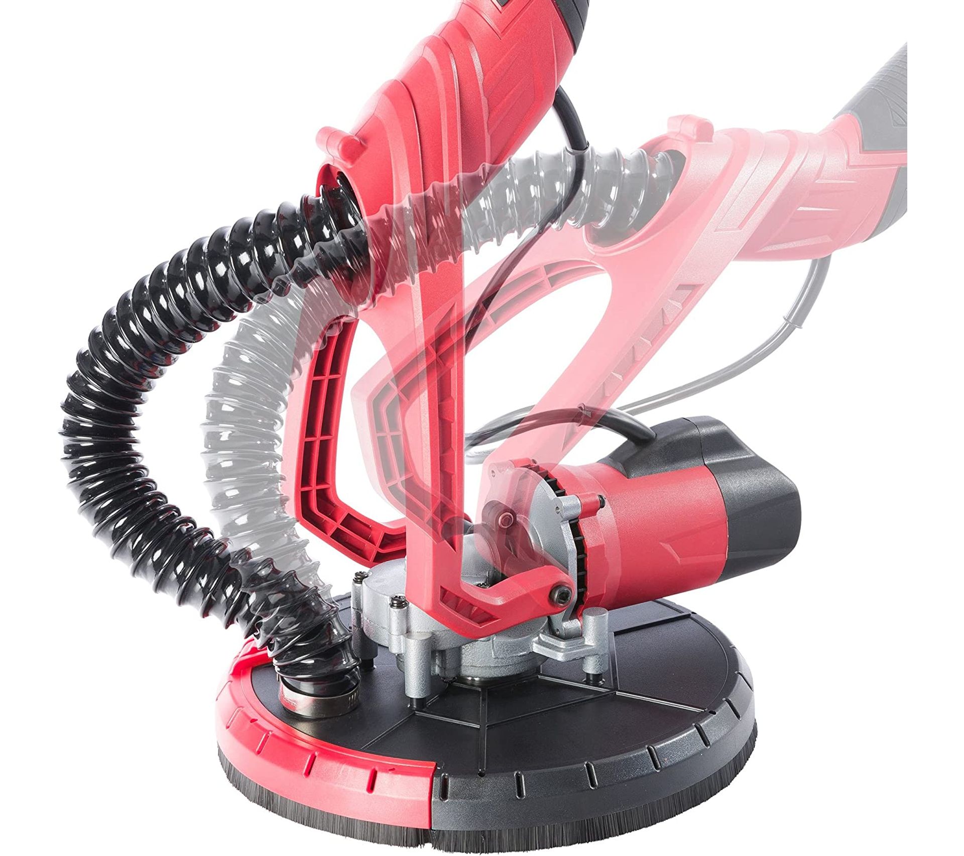 Ponceuse à Bras Arebos 710W - Plateau Ø225mm - Vitesse Variable - Idéale Placo & Plafonds