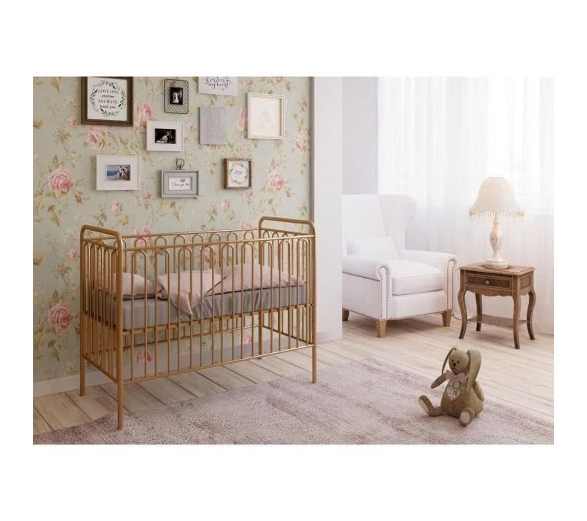 Lit Metal Vintage 60 X 1 Cm Bronze Lit Bebe But