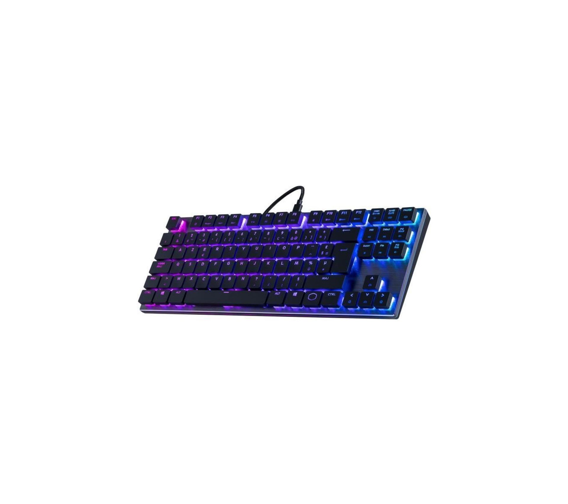 Clavier Mecanique Low Profile Gaming Sk630 Rgb Tkl Cherry Mx Red Clavier BUT