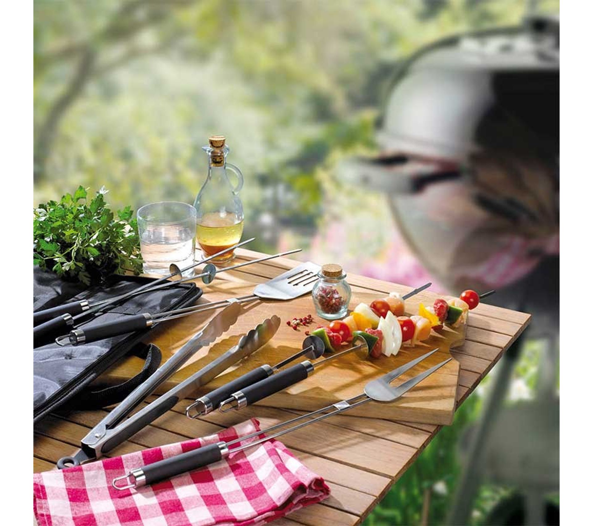 Kit Malette De 7 Accessoires Pour Barbecue Modèle Sbq7 Kitchencook
