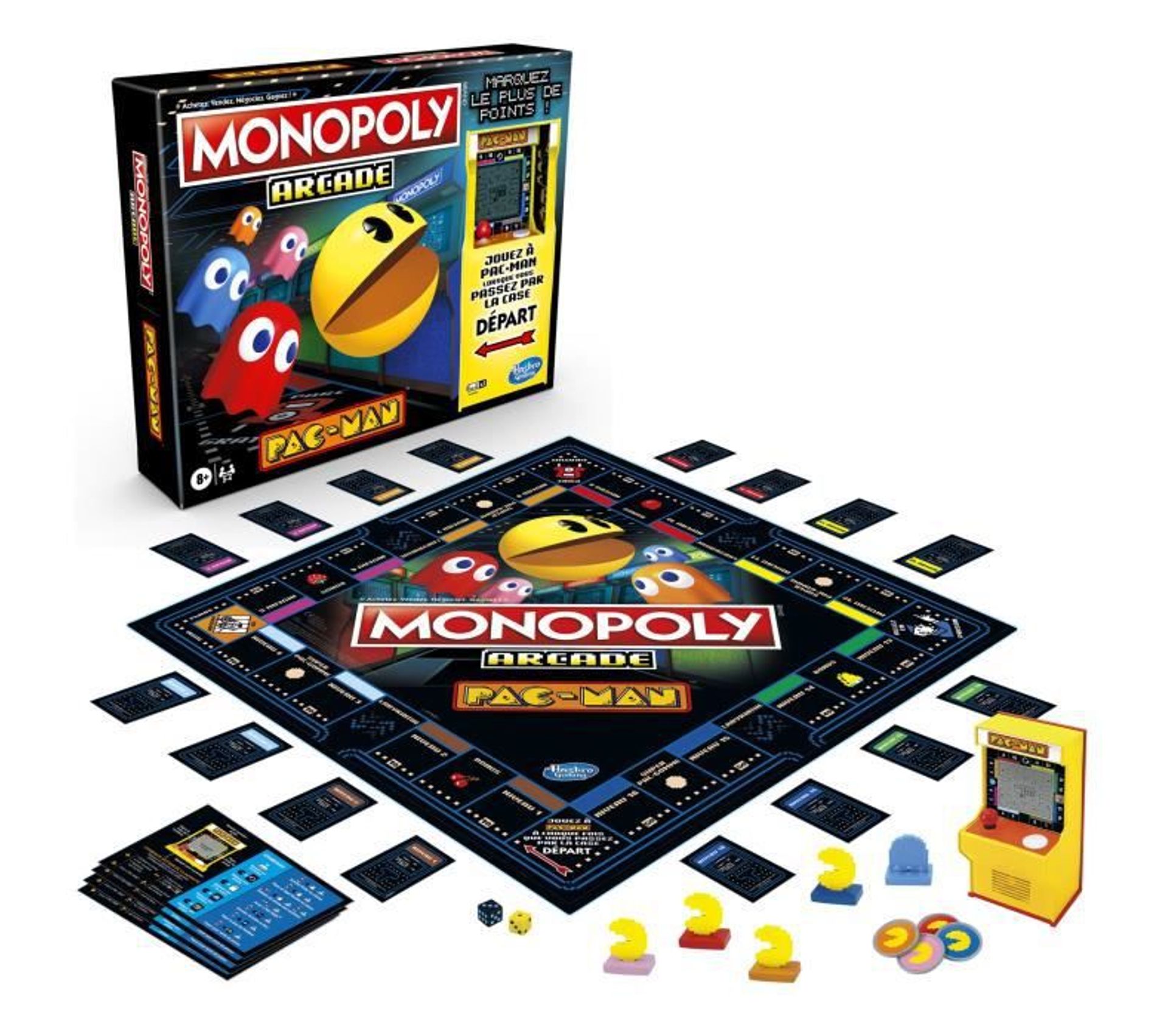 Jeu De Société Monopoly Arcade Pacman Jeu De Societe Jeu De Plateau Version Française Jeux