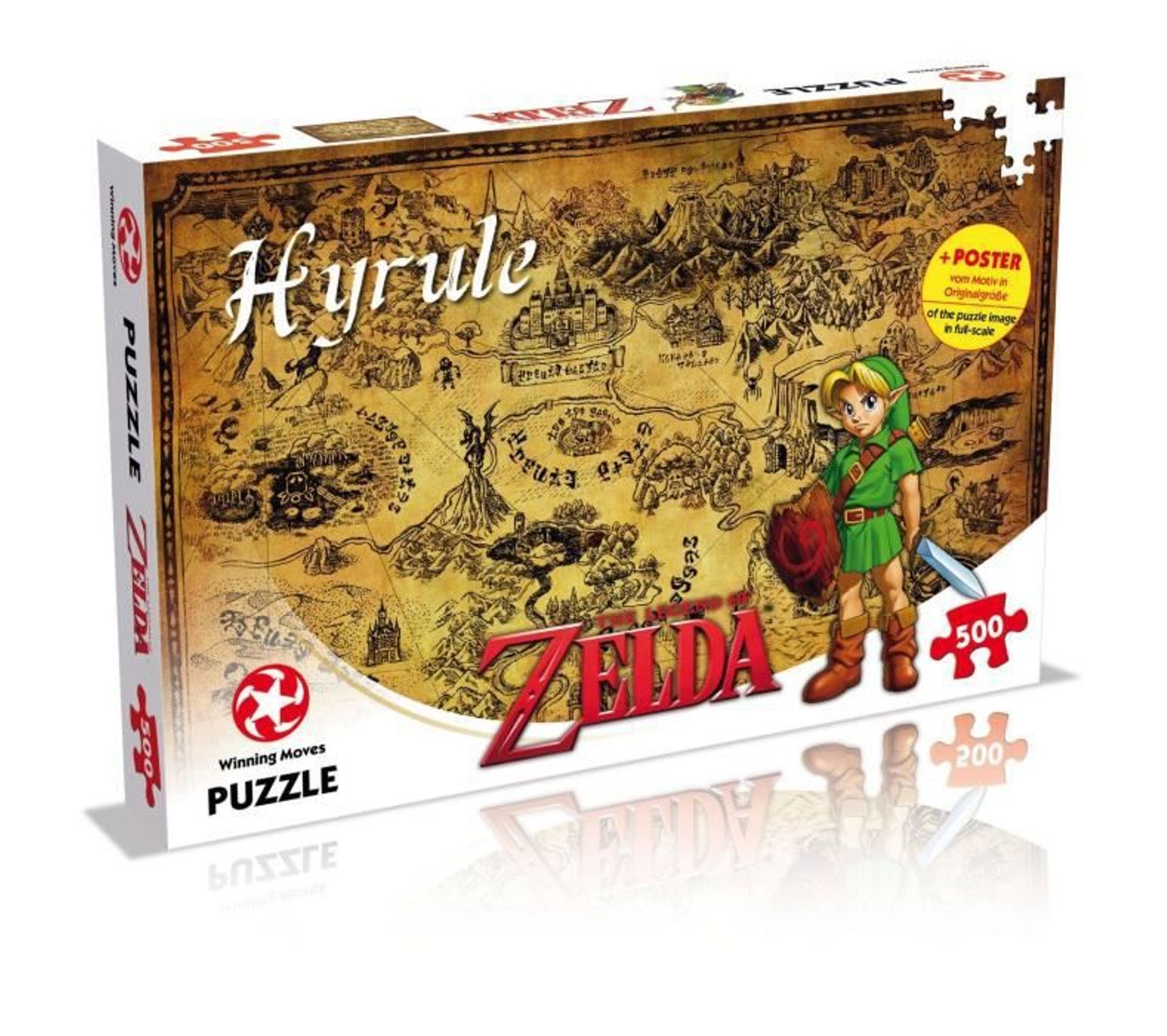 Puzzle Zelda Hyrule 500 Pieces Puzzle BUT