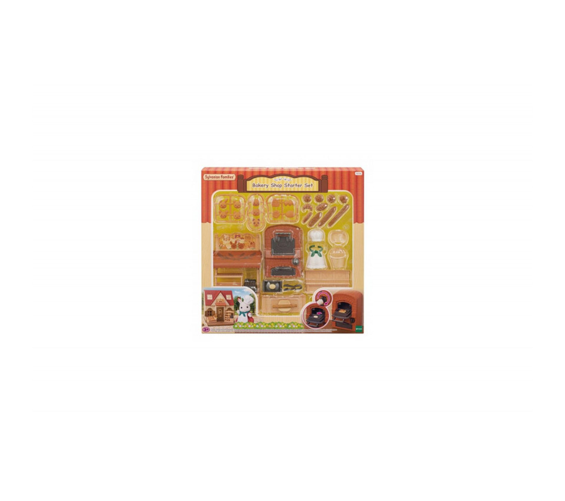 Sylvanian Families - Coffret Boulangerie Pour Cosy Cottage - Set Avec 30 Accessoires - Jeu D’Imitation Enfant 3 Ans Et +
